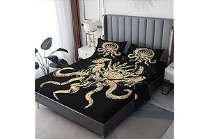 Omersa Ultra-Soft Gothic Sheets, Dressed in Eerie Elegance for a Restful Night