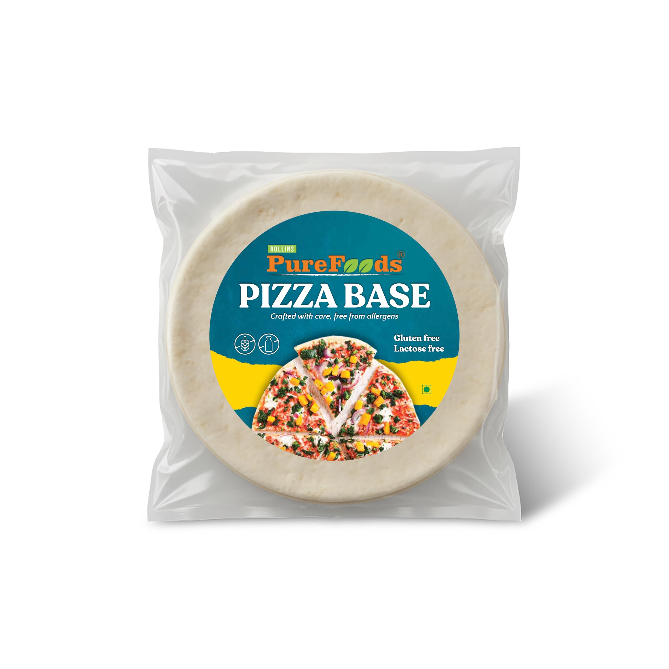 PureFoods Pizza Base Gluten Free and Lactose Free,160g | Soft, Light & Easy to Digest-image-22
