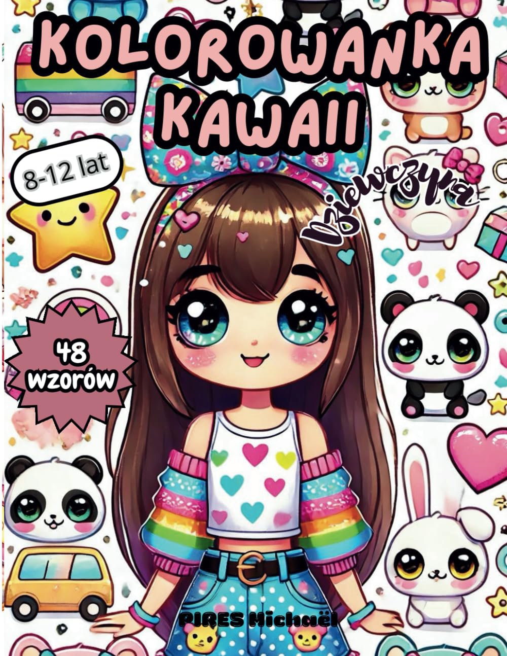 kolorowanka kawaii dziewczyna: Kolorowanka Kawaii Girl 8-12 lat - Kolorowa przygoda - 48 unikalnych rysunków do kolorowania dla dziewczynek w wieku ... rysunki z mangi i anime, relaksacja