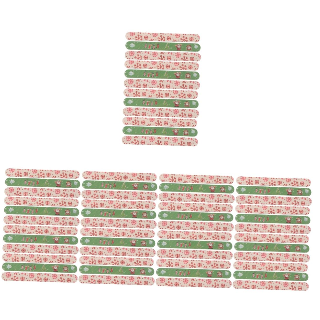FRCOLOR 60 Piezas Lima De Uñas De Navidad Lima De Uñas Infantil Herramientas De Manicura De Uñas Limas De Manicura Esmalte De Uñas Profesional Clavo Archivo De Pedicura Alce