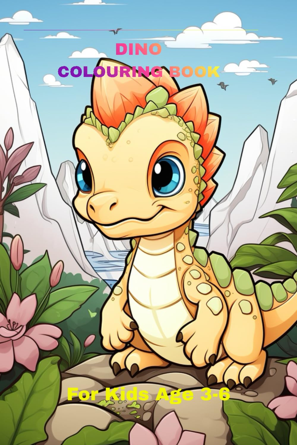 Dino Colouring Book: Kids Age 3-6
