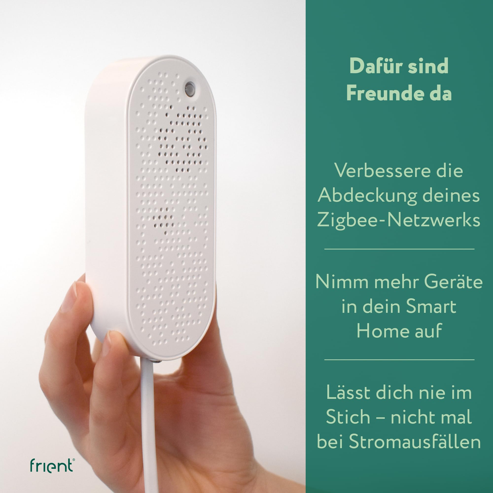 frient Zigbee Range Extender - Signalverstärker für SmartThings & Homey