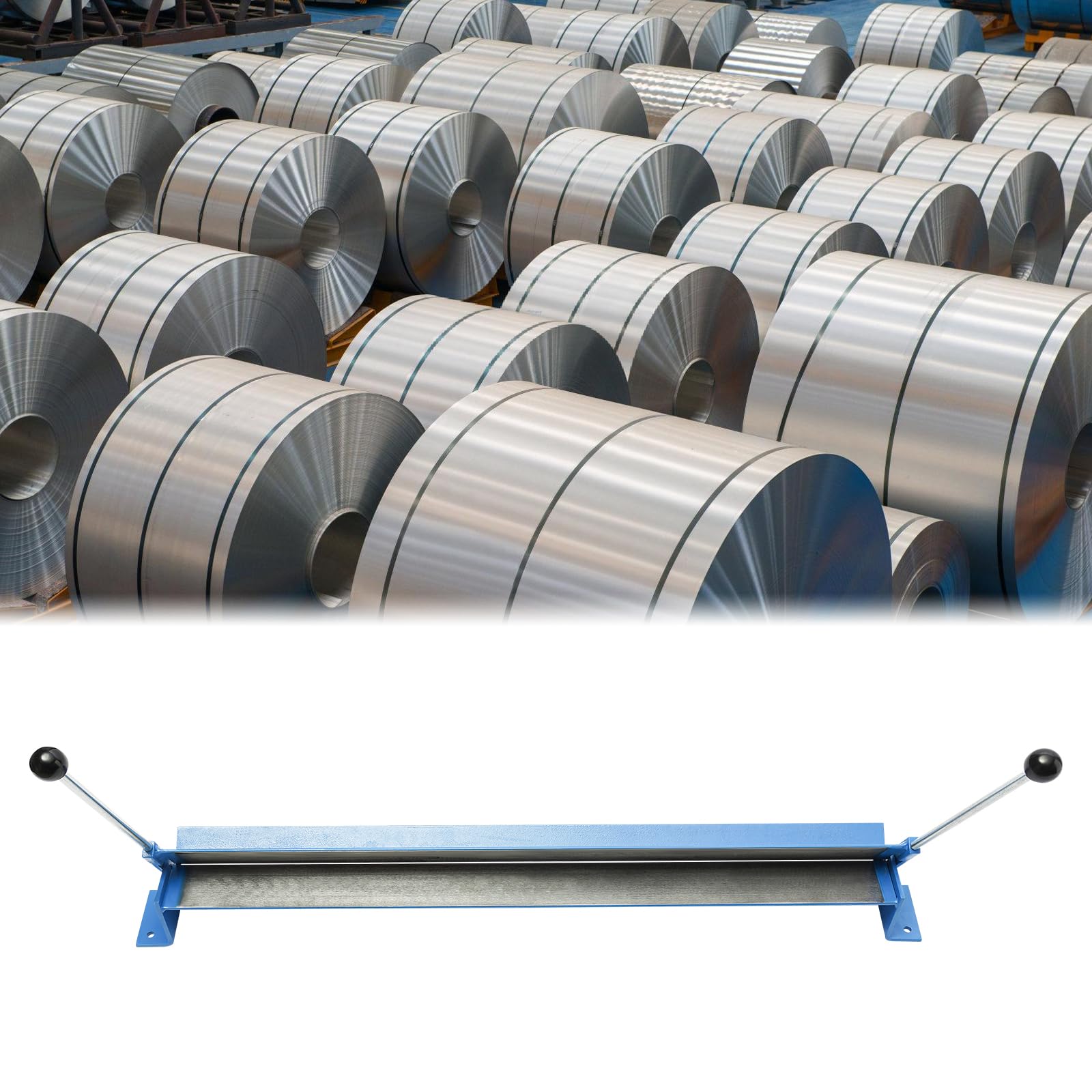Giętarka do blachy, 1000 mm, 135°, ręczne narzędzie do gięcia blachy, ławka, do warsztatu, do obróbki metalu