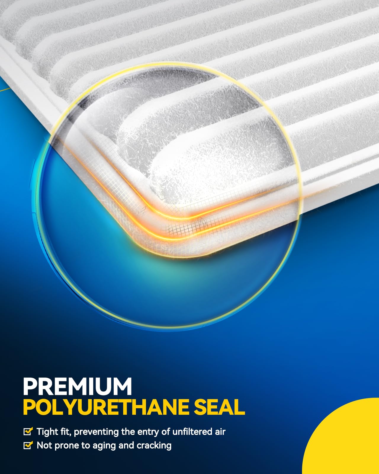PHILTOP Engine Air Filter CA9360 Replacement for Toyota Camry 2002-2011, Sienna 2004-2010, Highlander 2001-2007/2009-2013, Solara 2004-2008 & Lexus ES300 2002-2003, ES330 2004-2006, RX330, RX350