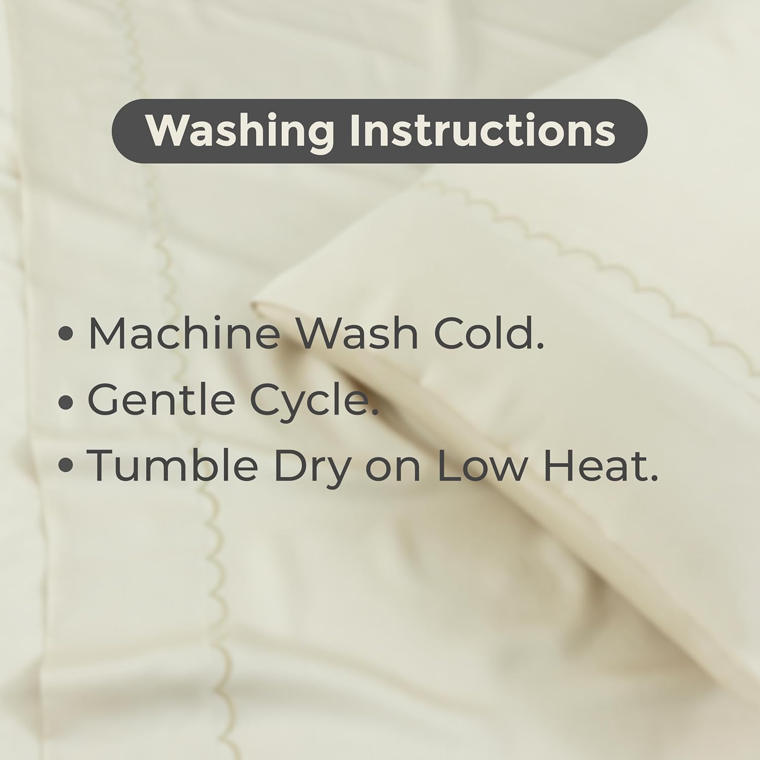 Dreamology Queen Tencel Sheet,100% Tencel Lyocell Sheets Set,Eucalyptus Sheet, Soft, Peached, Non Slip & Cooling Sheet for Hot Sleepers,Queen Bed Sheet, 16" Deep Pocket - 4 Piece (Arctic Wolf) - Image 8