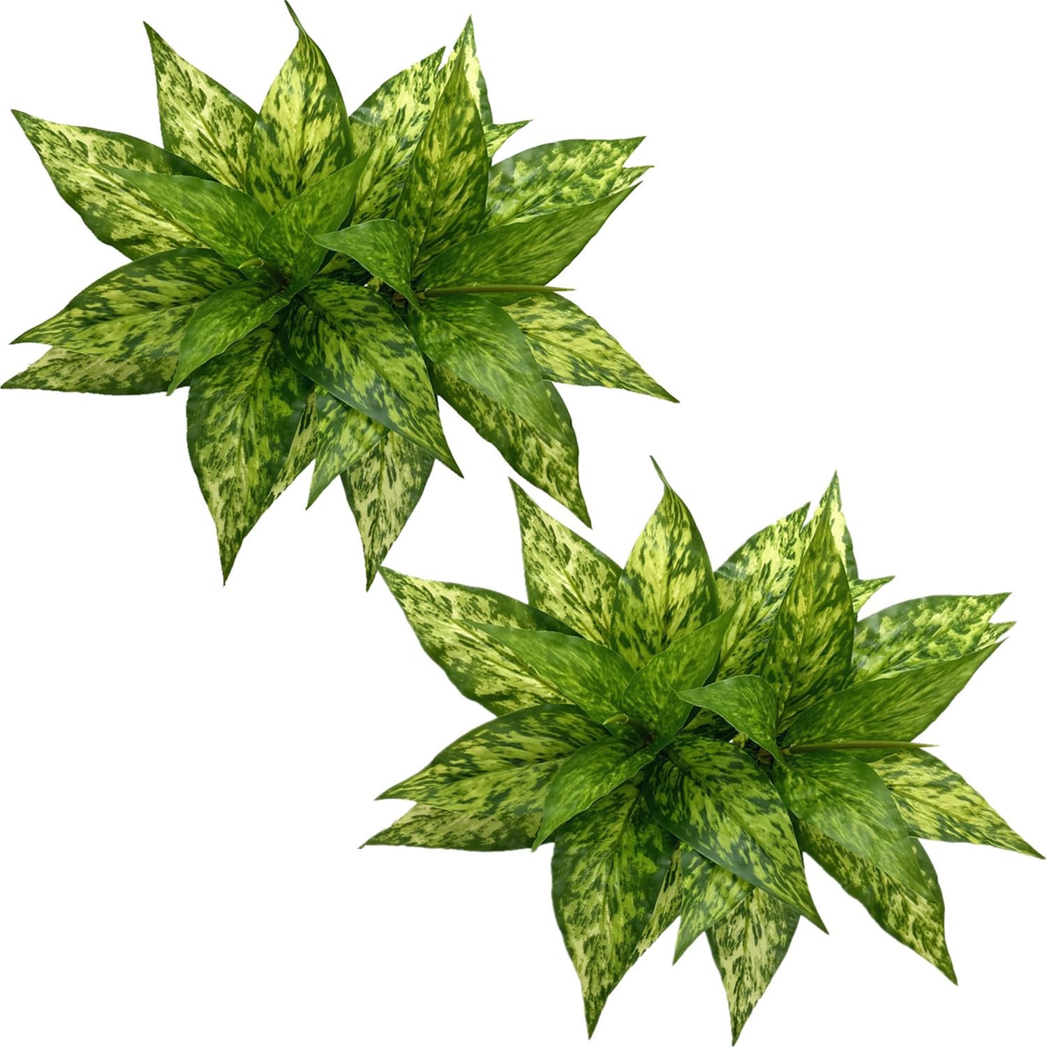 Artificial Agave Fake Plants, Faux Grass Shrubs Plastic Flower Plant for Wedding Party Office Indoor Outdoor Home Yard Garden Greenery Leaves Decor UV