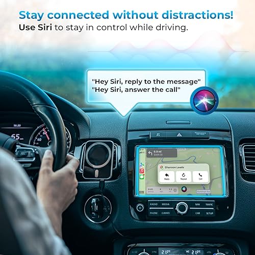 Miniatura 6 de CarPlay - Adaptador inalámbrico AutoSky - para CarPlay con cable de fábrica 2023 Plug and Play Dongle se convierte con cable a inalámbrico, uso