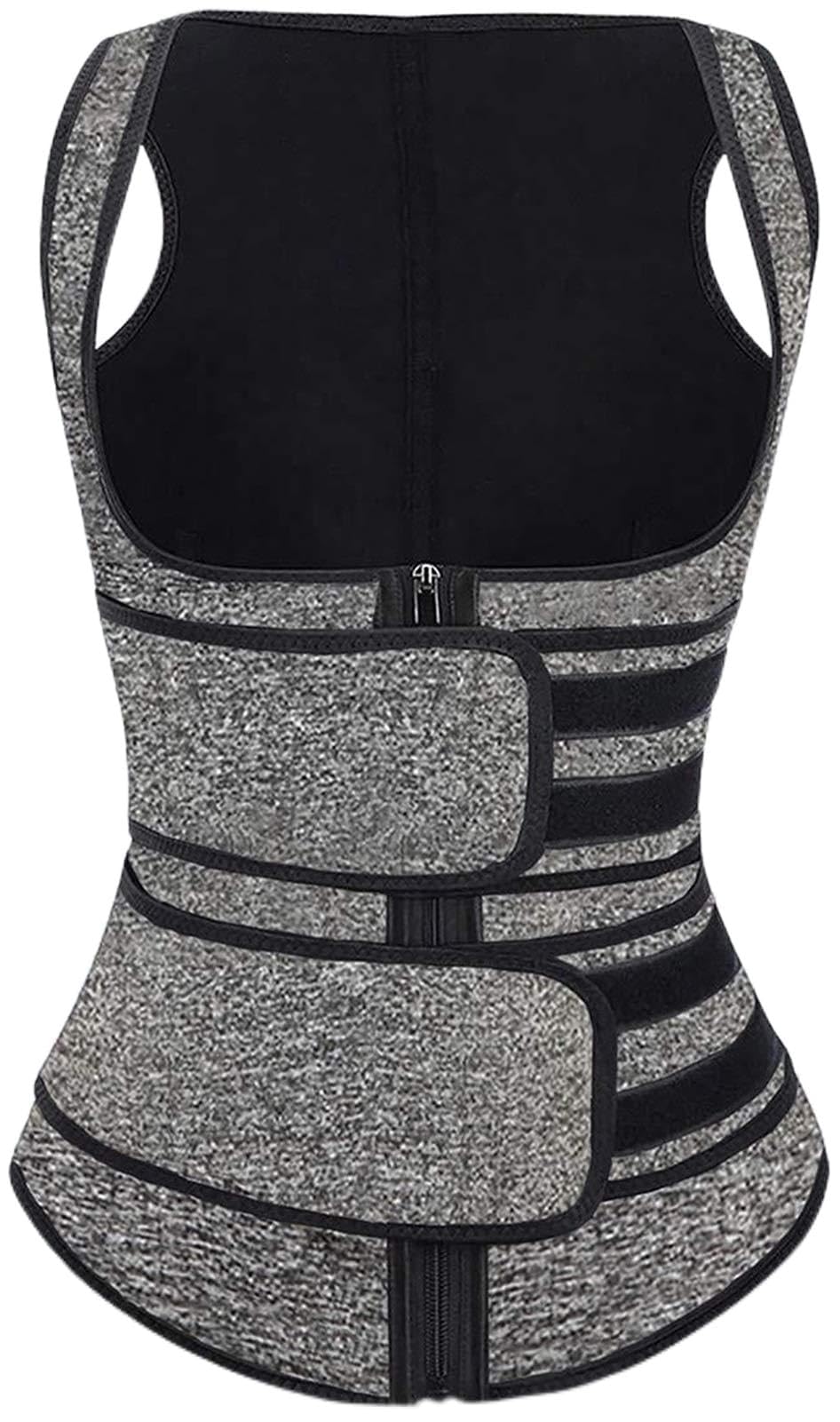 Damski strój z efektem sauny fitness trener talii neoprenowa koszula top do treningu sportowego, gorset, modelujący sylwetkę, S-3XL strój do sauny