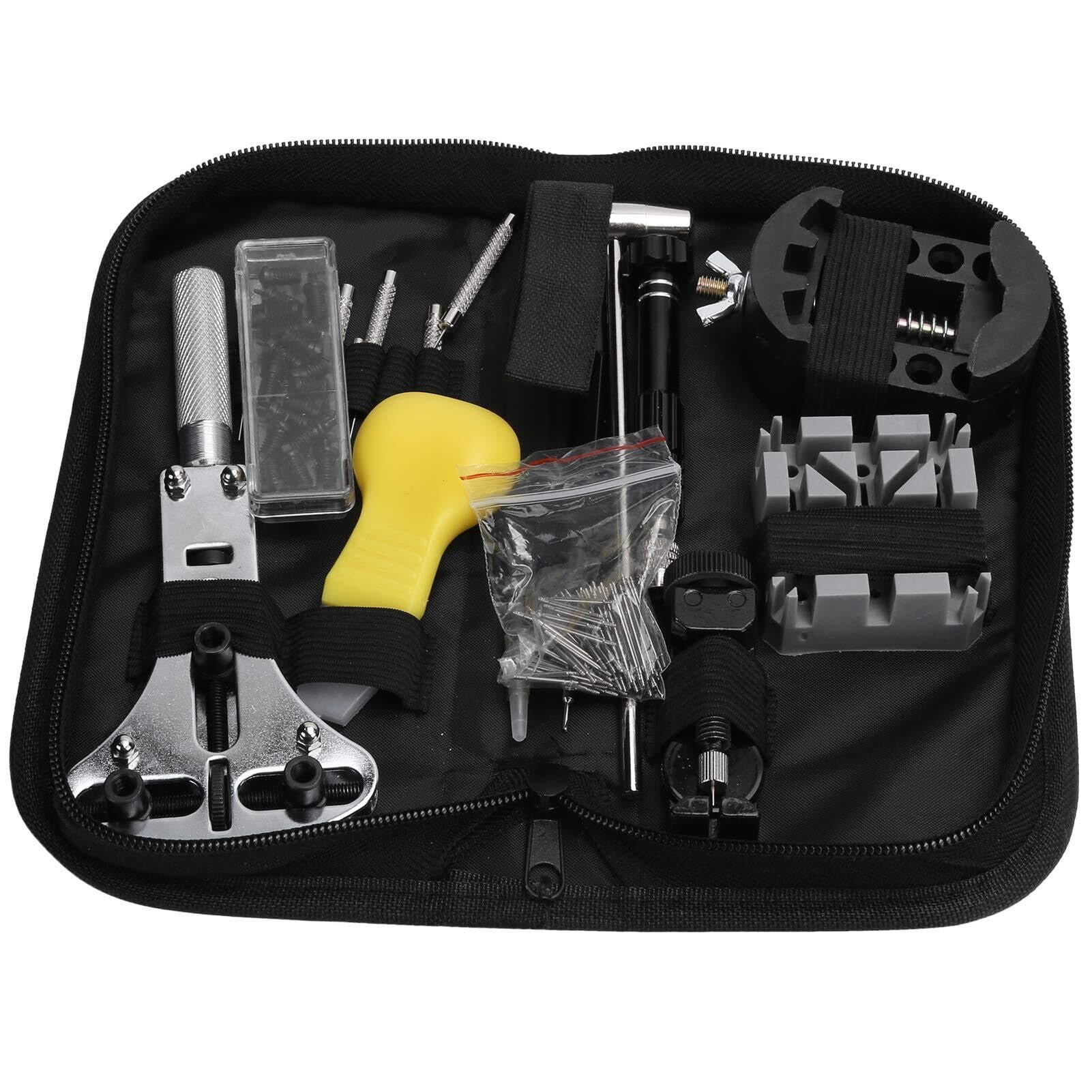 Kit de reparación de Relojes, Kit de Herramientas para eslabones de Correa de Reloj, Extractor de Caja Trasera, Cambio de batería, Juego de reparación de Relojes, Kit de Herramientas de reparación de