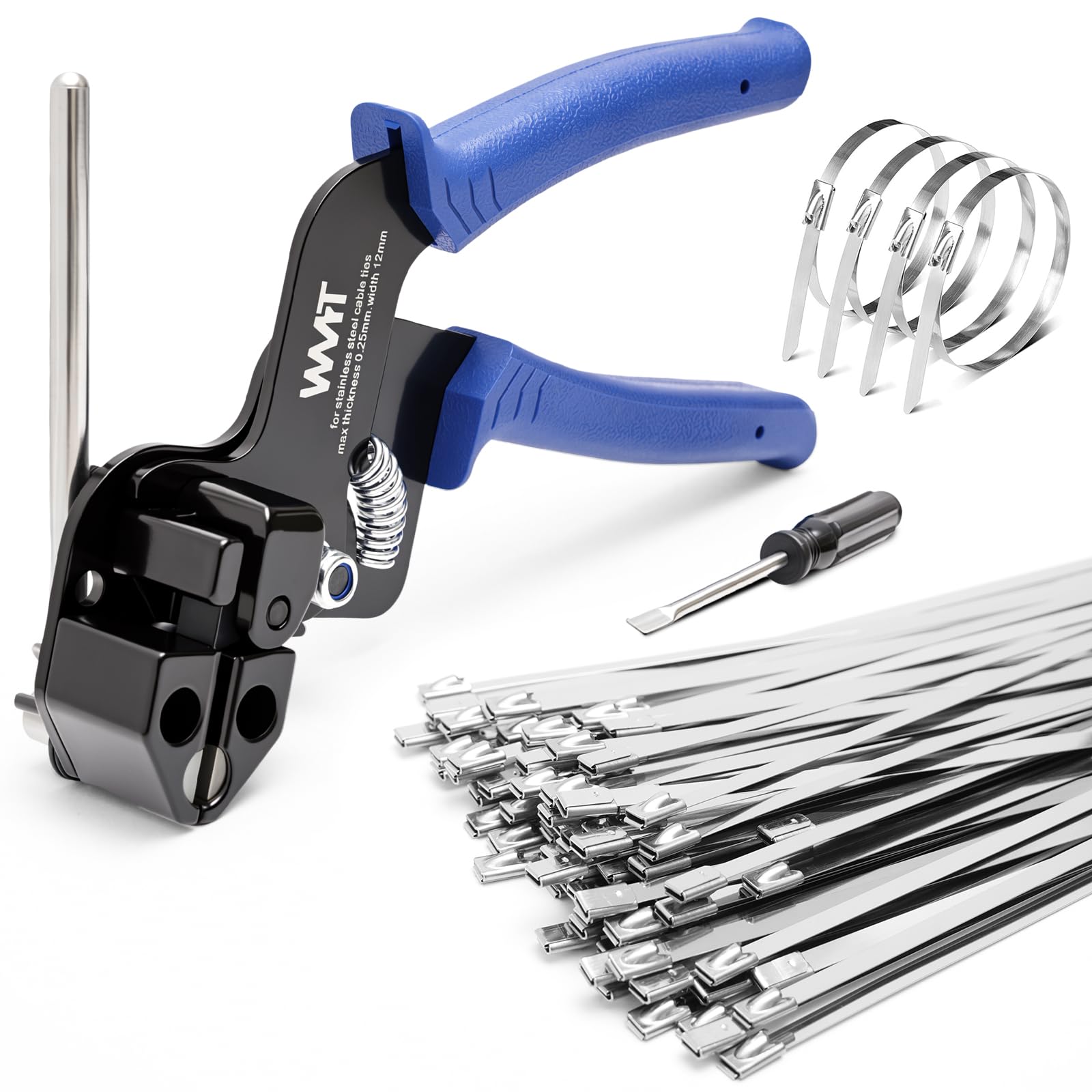 Photo 1 of WMT Stainless Steel Cable Tie Gun Kit with Metal Cutting