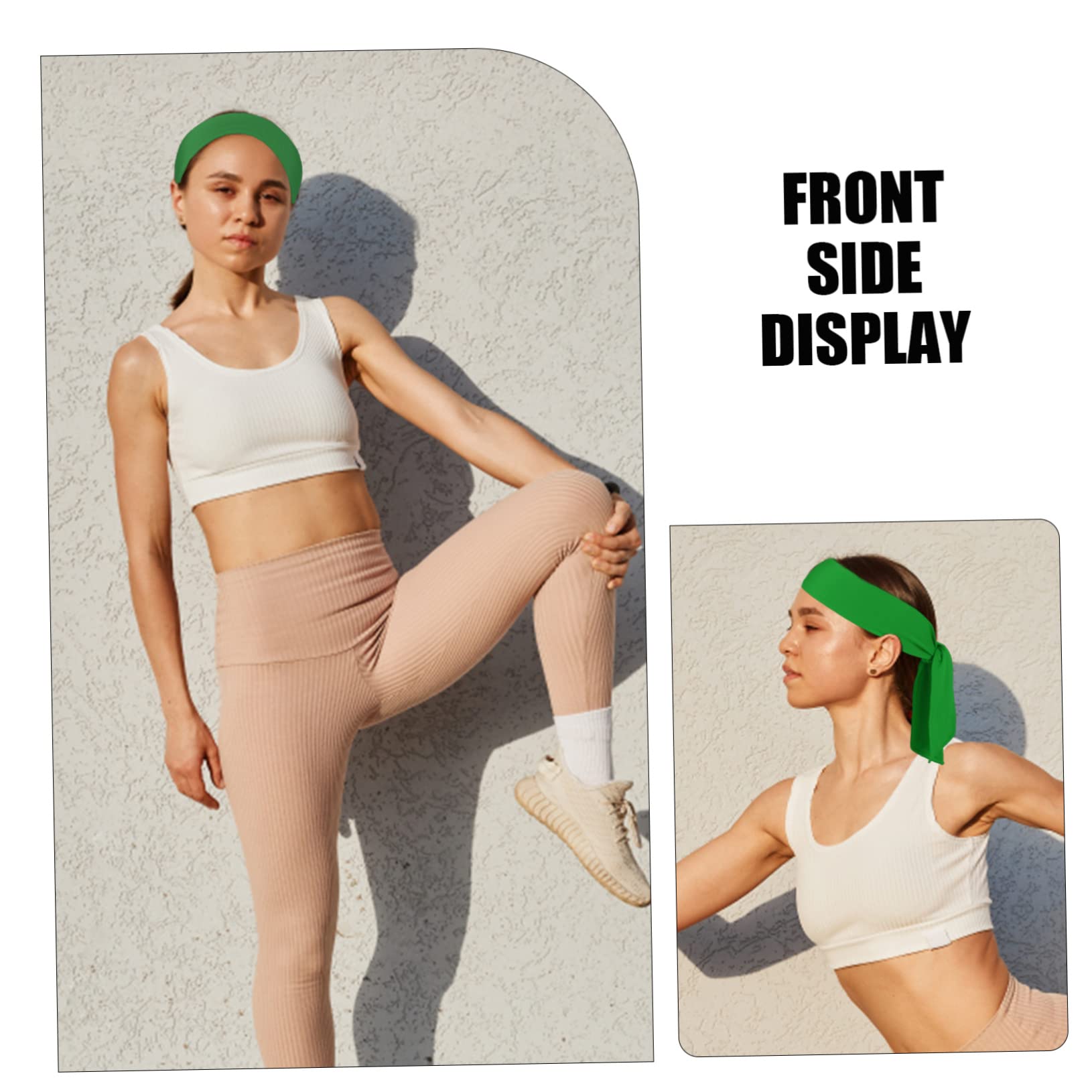 FOMIYES 8 Pezzi Fascia Sportiva Fascia Tennis Fasce Per Gli Uomini Fasce Per La Testa Per Fasce Per Donna Fascia Per Cravatta Fascia Per La Testa Elasticizzata Fascia Per