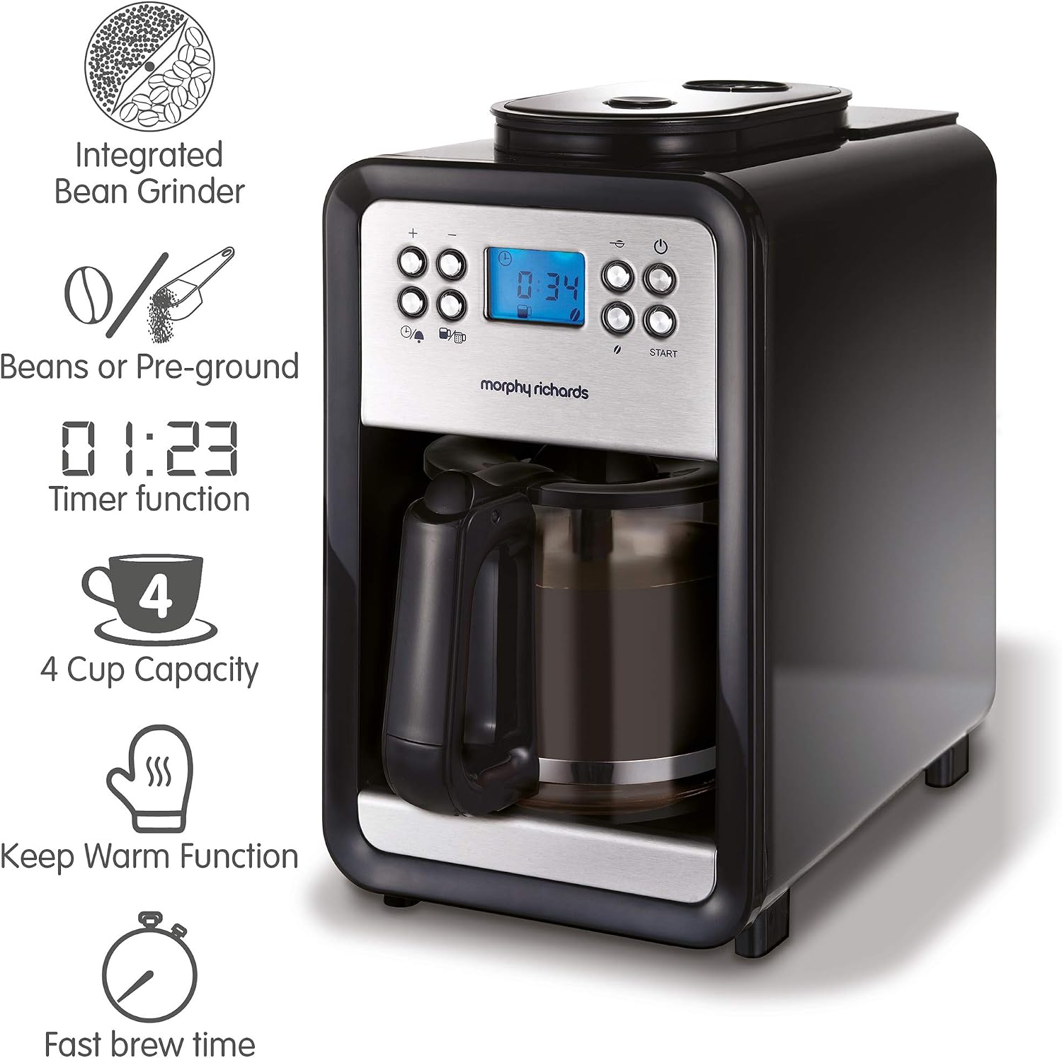 Brew Bean To Cup Filter Coffee Machine 