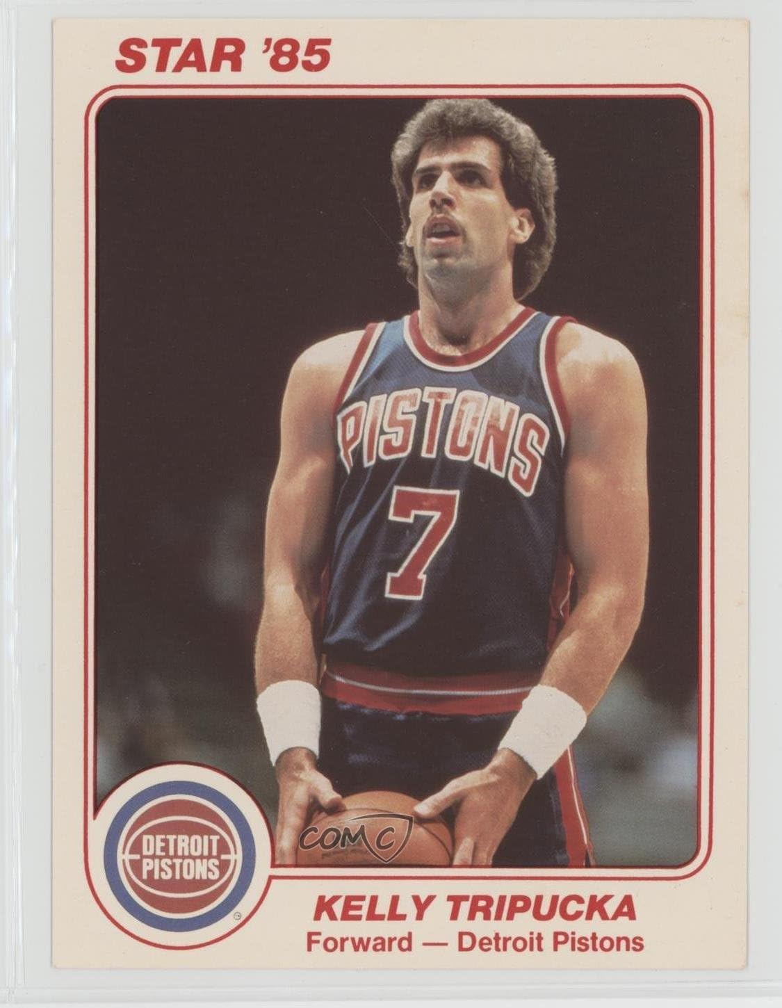 Kelly Tripucka (Basketball Card) 198485 Star Team Supers