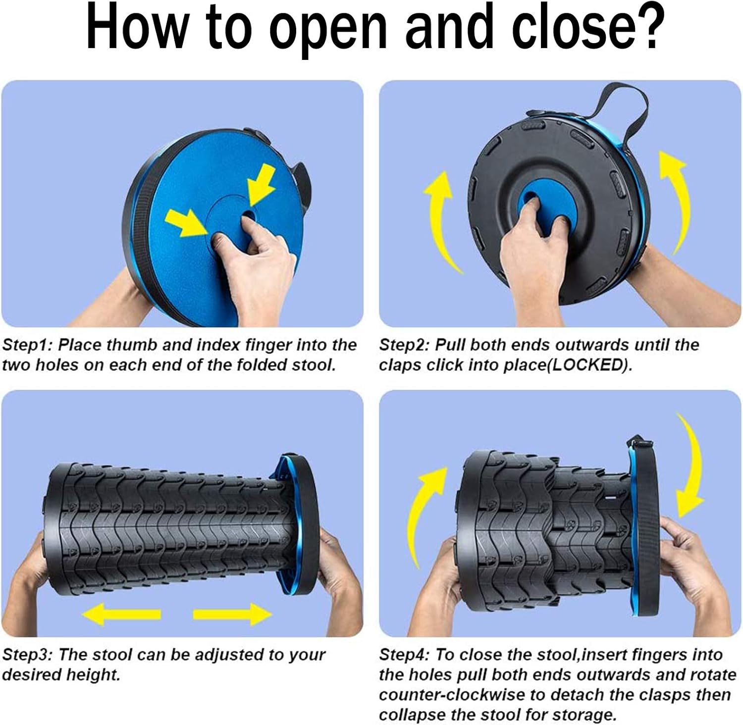 Teleszkópos szék használata családi piknik során