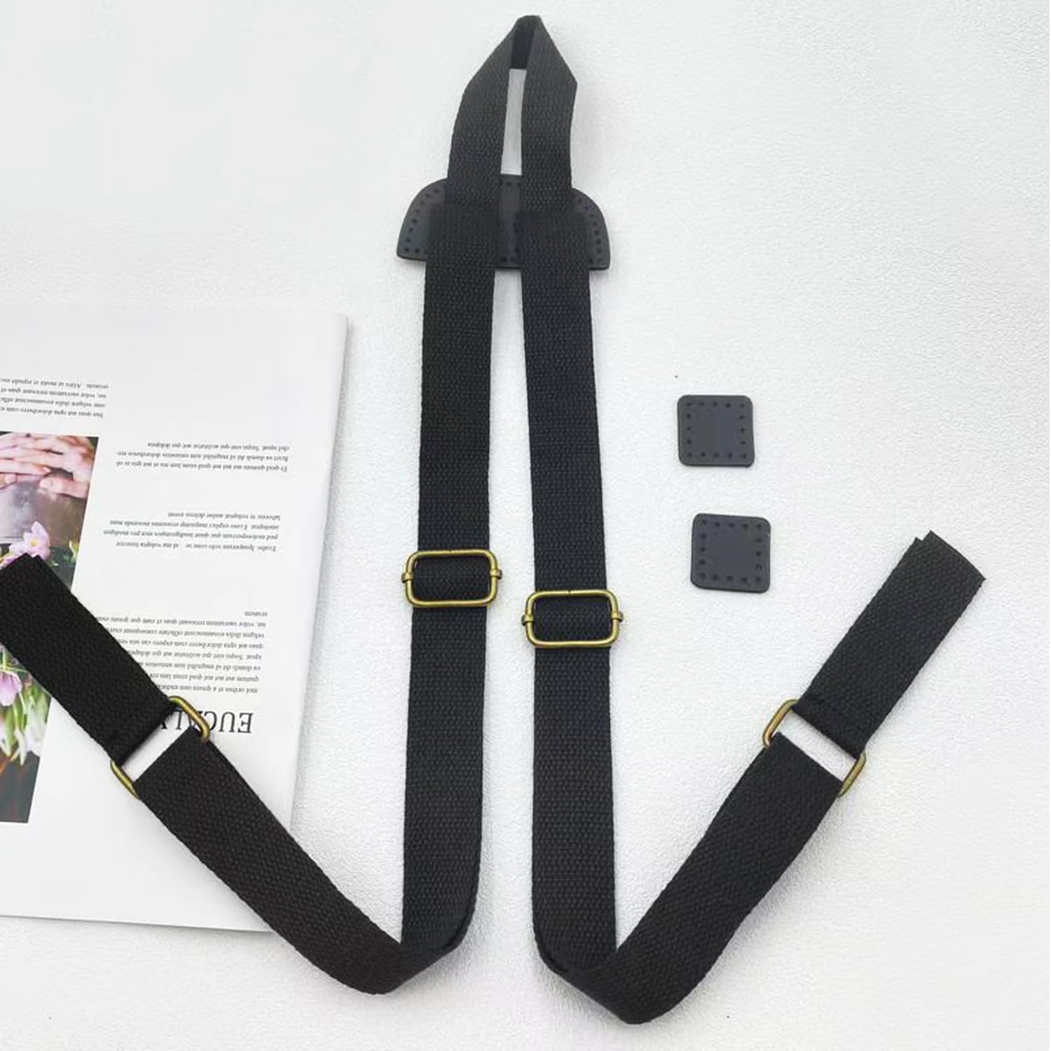 Backpack Straps Replacement Adjustable Canvas Shoulder Strap Sewing Mount Belts for Backpacks Rucksack Daypack Laptop Back Pack Business Work Bag Travel Study DIY Craft Bags