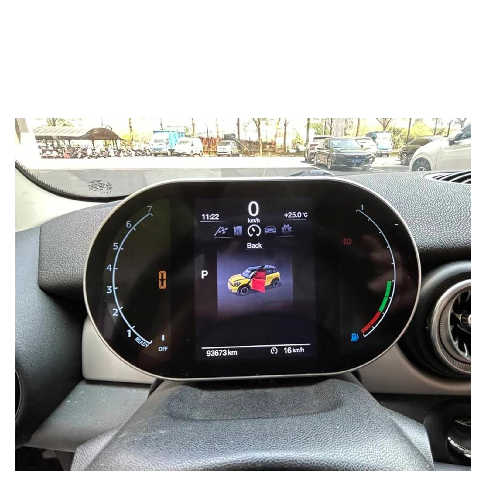 Cluster digitale compatibile con BMW MINI R55 R56 R57 R58 R59 R60 2007-2016 Serie R Cruscotto Tachimetro Pannello strumenti LCD Commutazione