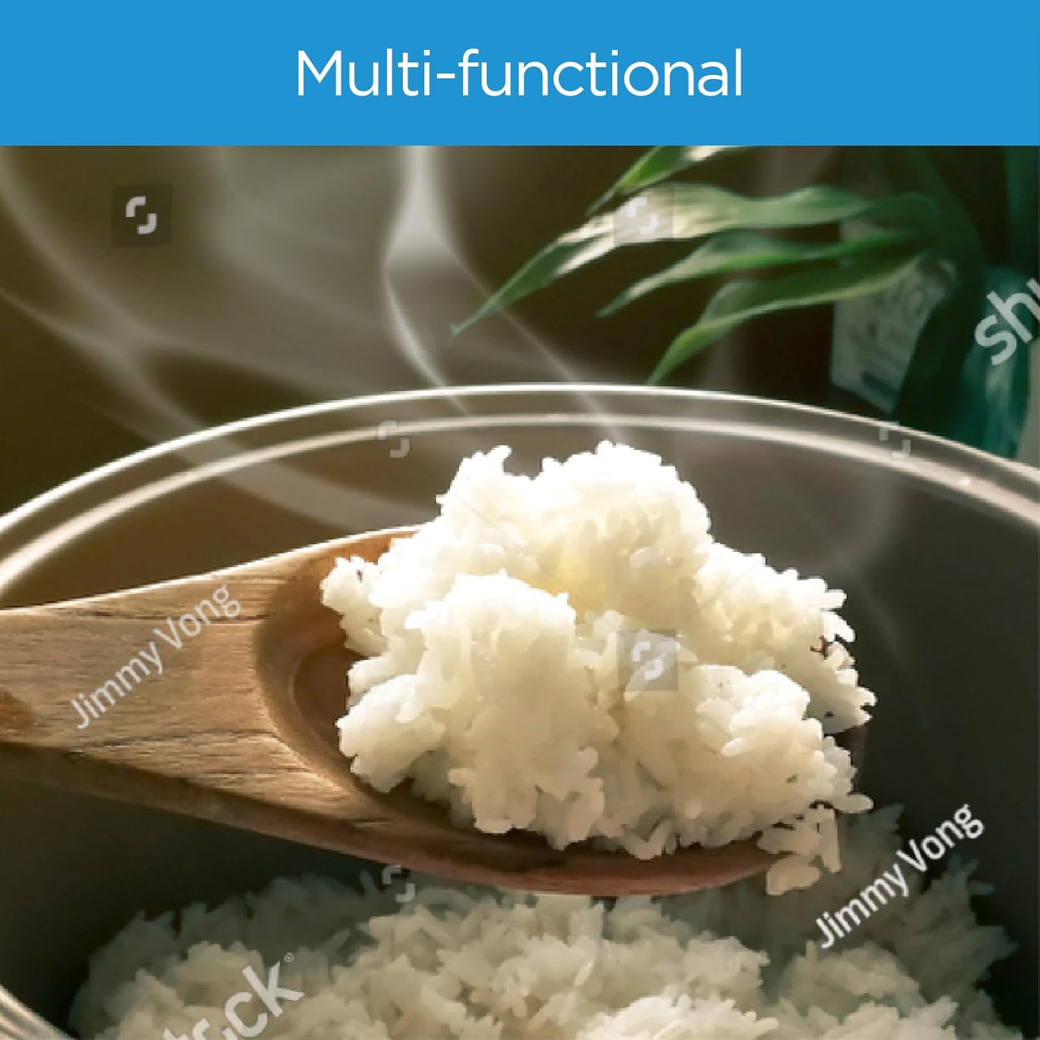 Midea Pressure Cooker cooking rice