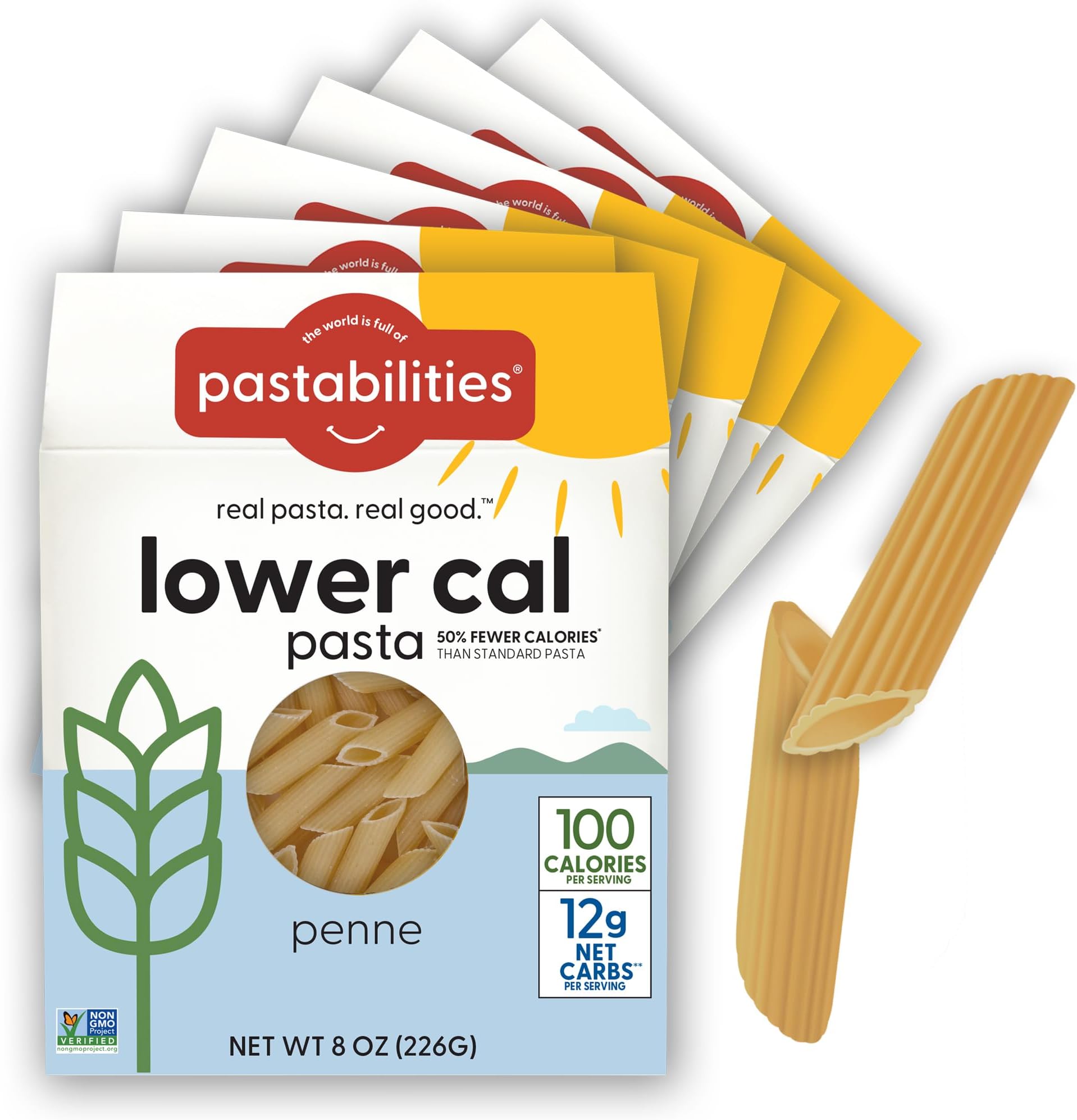 Pastabilities, Lower Calorie Pasta, Ruffles Pasta (8 oz