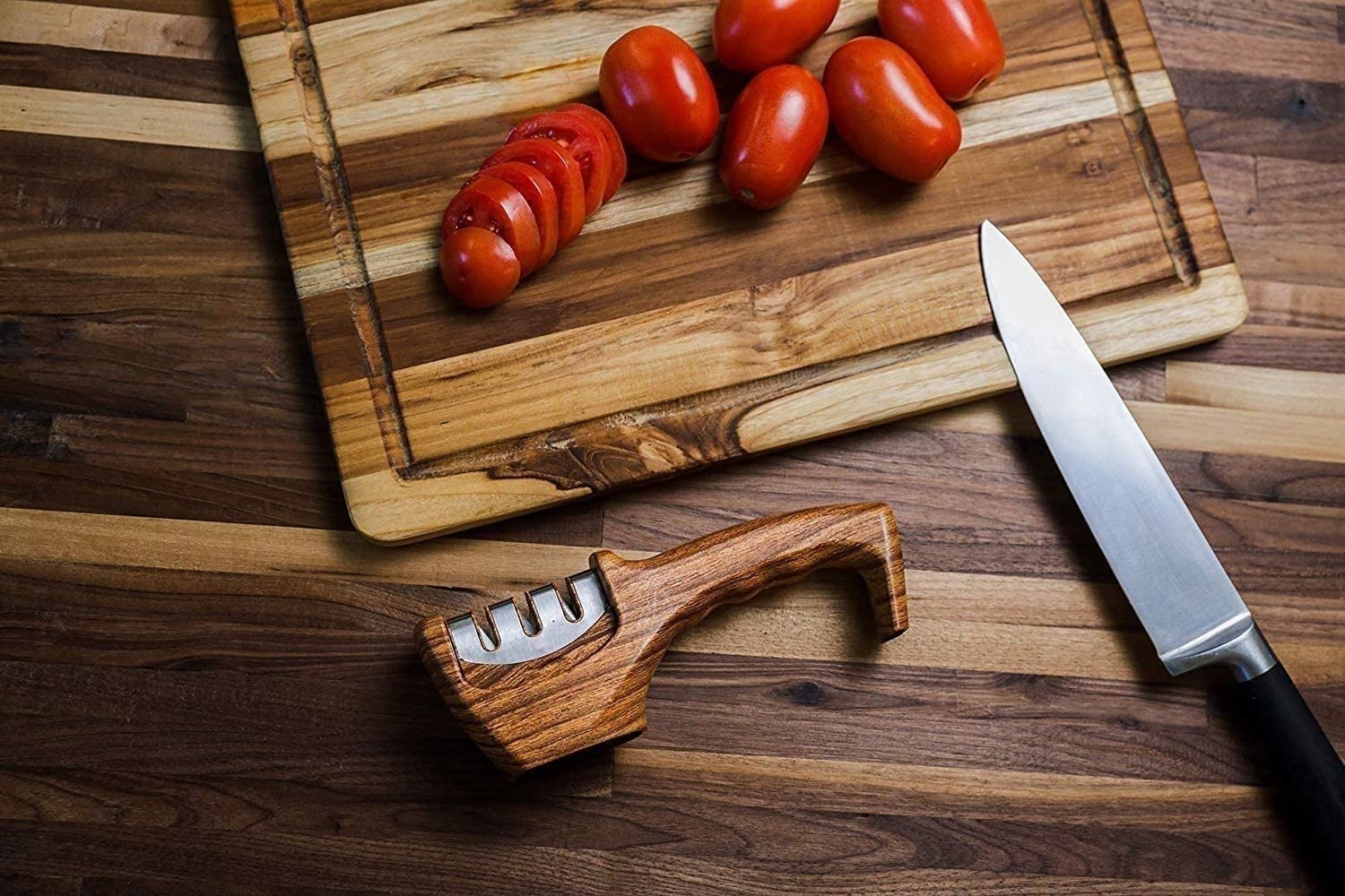 Affilacoltelli da cucina, affilacoltelli professionale gadget da cucina - strumento for affilare i coltelli da cucina for affilare coltelli smussati, lame, coltelli da cucina, set di coltelli