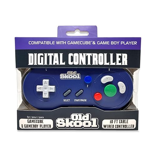 Miniatura 3 de Old Skool DIGITAL Controller Compatible With Gamecube & Gameboy Player - Purple