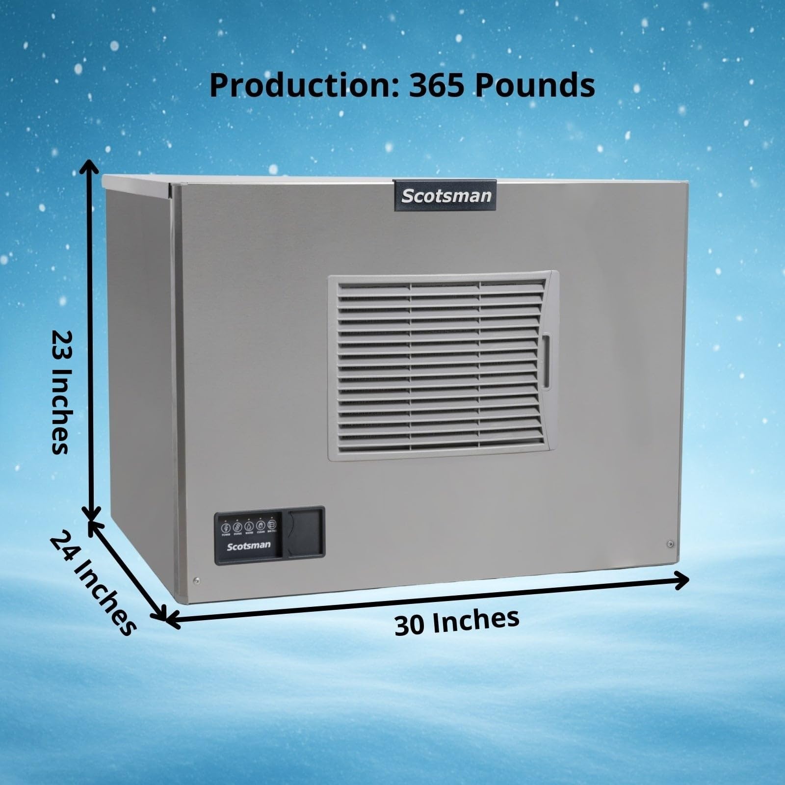 Scotsman Prodigy Elite Small Cube 30" Ice Maker - 365 lb/Day on Fridge.com