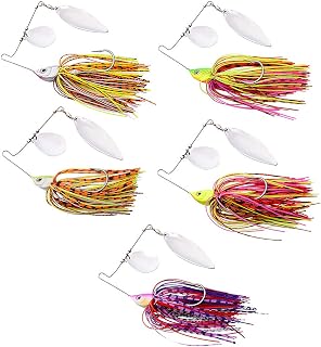 LPATTERN Spinnerbait Set, 5 Stück Barsch & Forelle