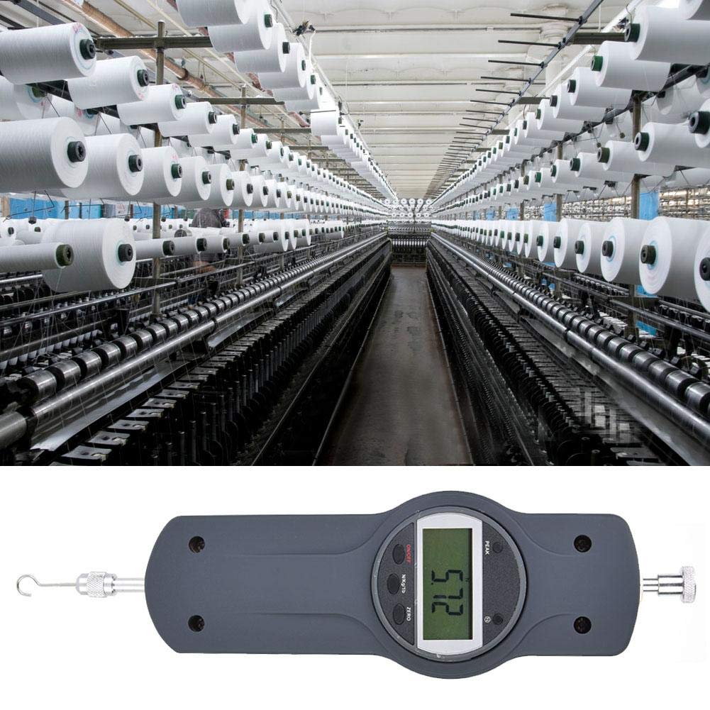 30N Dinamometro Digitale, Misuratore di Digitale Misuratore di Spinta e Tirata con 5 Teste Laterali (WDF-30N)