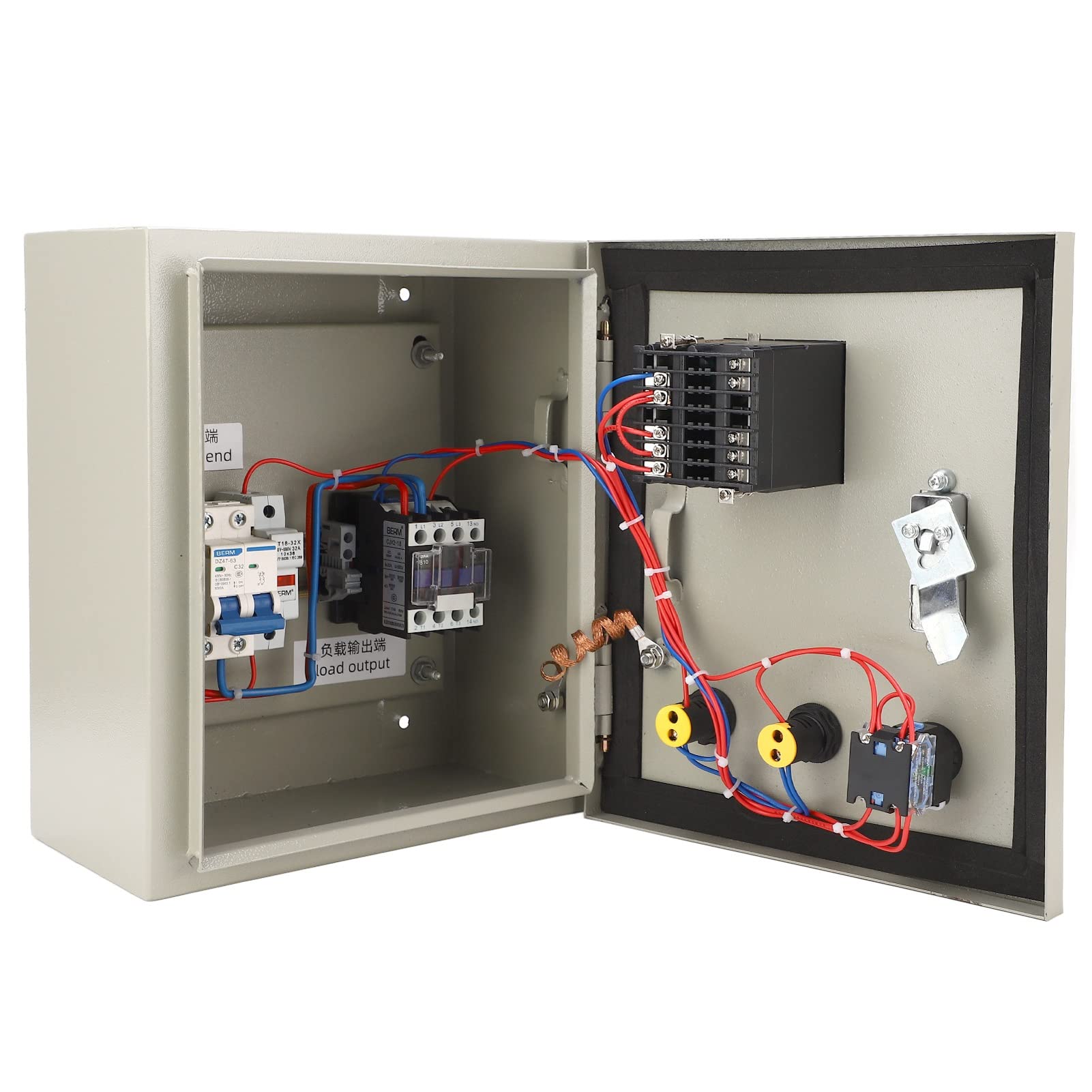 Marhynchus Inteligentna Skrzynka Kontroli Temperatury PID Termopara ze Stali Nierdzewnej Termopara Regulator Temperatury 4KW 220VAC 32 do 752 Stopni Fahrenheita do Grzejników Piekarniki Warsztaty
