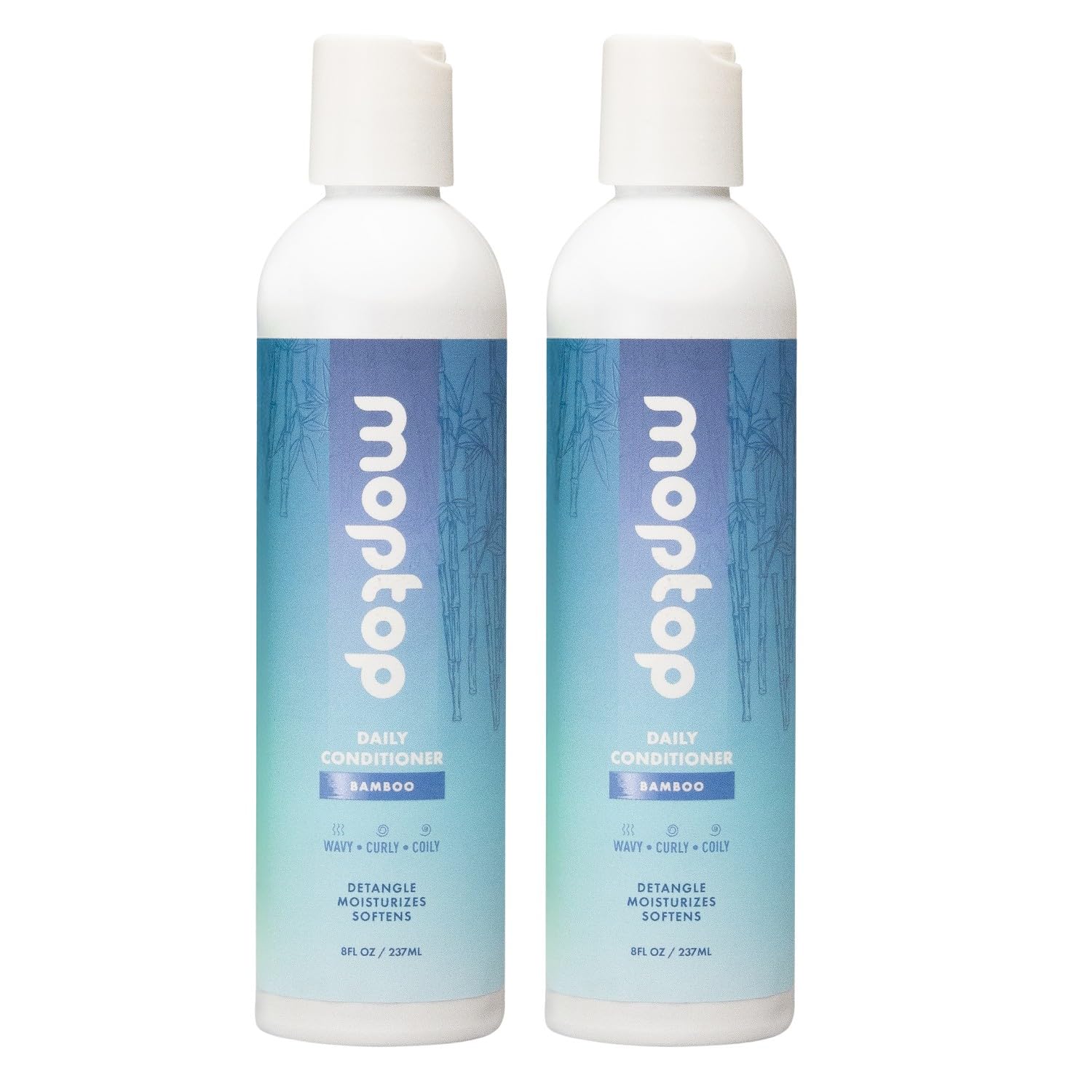 MopTop Daily Curly Hair Conditioner (2pk) – Moisturizing, sulfate-free