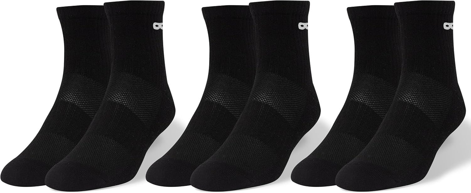 Pair of Thieves Men BOWO Cushion Ankle | Socks for Men | Breathable, Lightweight, Soft Cotton | Moisture Wicking