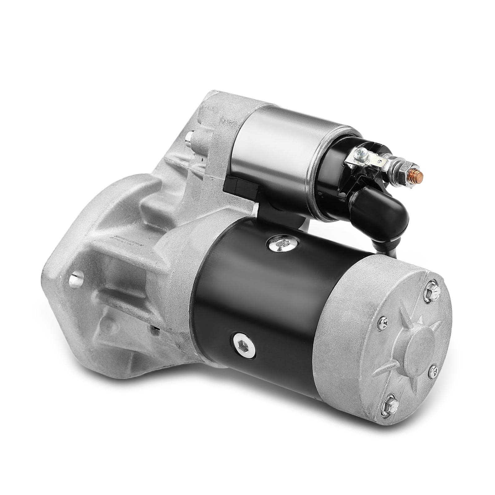 Frankberg Motor de arranque para automóvil Diesel 2,5 KW/12 V/9 dientes Compatible con Cabstar F22 H40 2.3L Pick-up D21 2.5L Replace# 0986016031,30730N