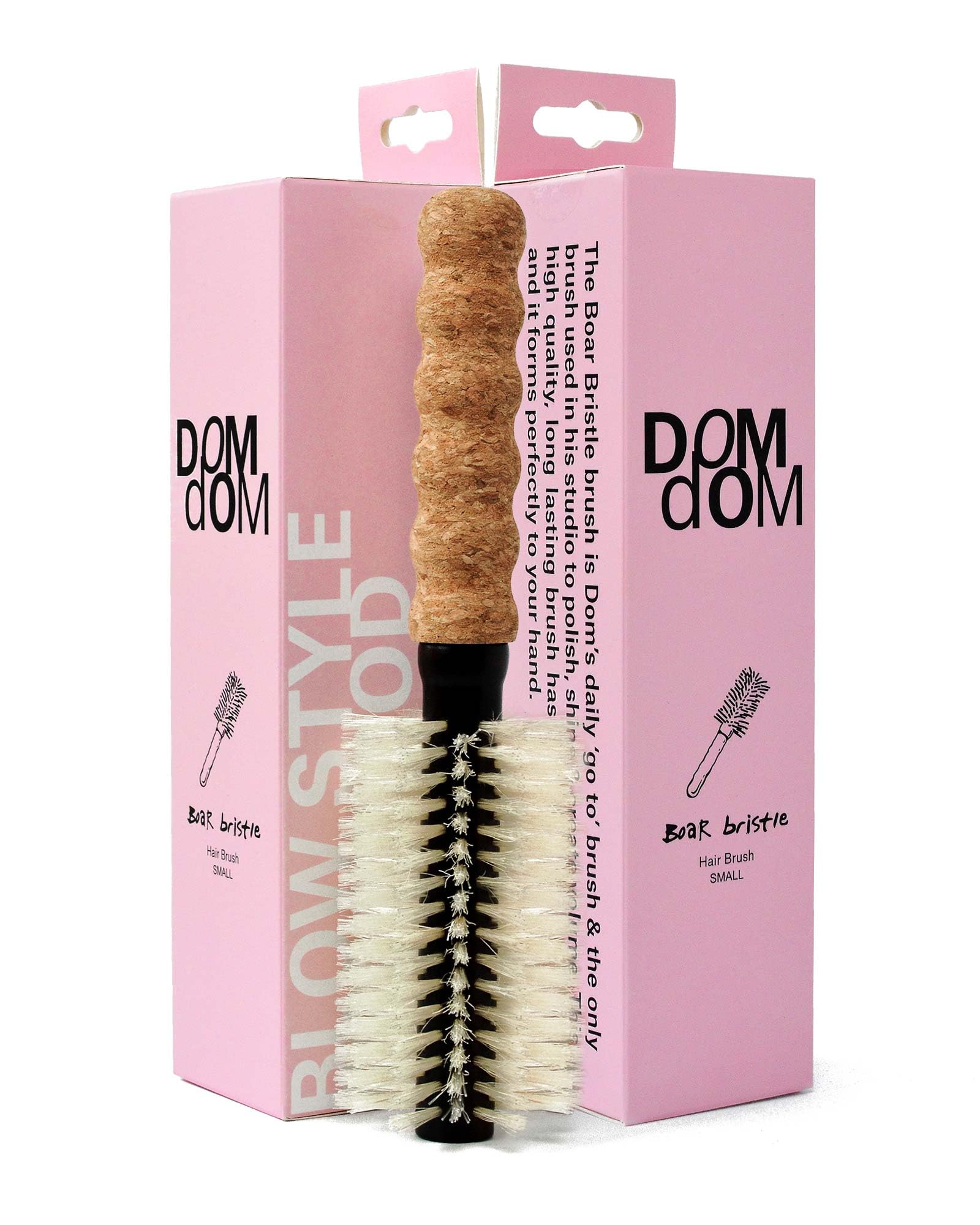 Nylon Boar Bristle Hair Brush, Round Brush for Blow Drying, Small 2