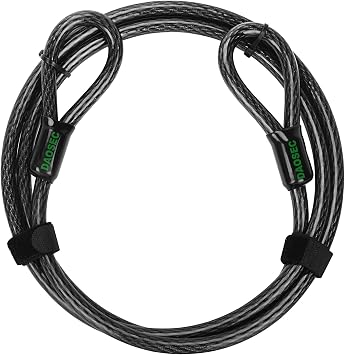 7 ft x 1/2" Heavy Duty Cut-Proof Security Cable, Kayaking & Outdoor Equipment