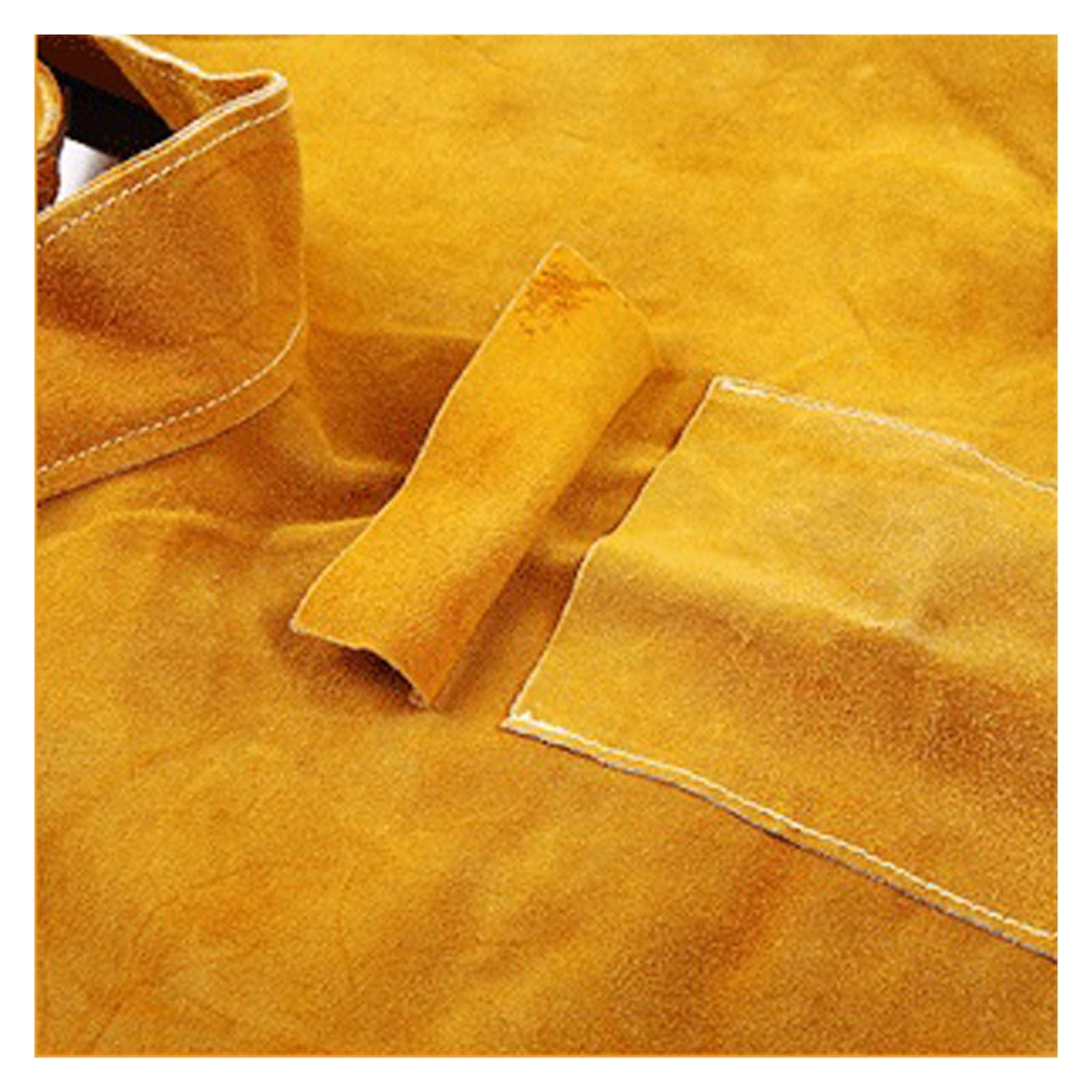 Grembiule da saldatore, Abbigliamento protettivo for saldatura Tute in pelle Abbigliamento ignifugo anti-incendio(2XL)