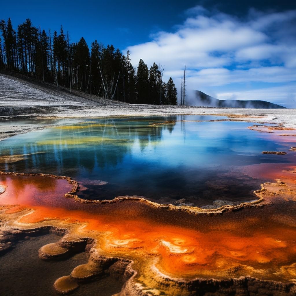 Yellowstone National Park Puzzle for Adults 1000 Pieces, Yellowstone Landscape Puzzles, Nature Landscape Jigsaw Puzzles for Adults 1000 Pieces Fun Puzzle Games Gifts for Family
