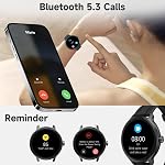 Smart Watch for Men Women, Bluetooth Call/AI Voice, 1.27" DIY Dial Smartwatch with 100+ Sport Modes, IP68 Waterproof Watch with Heart Rate Sleep SpO4 Step Monitor, Fitness Watch for Android iOS Phone