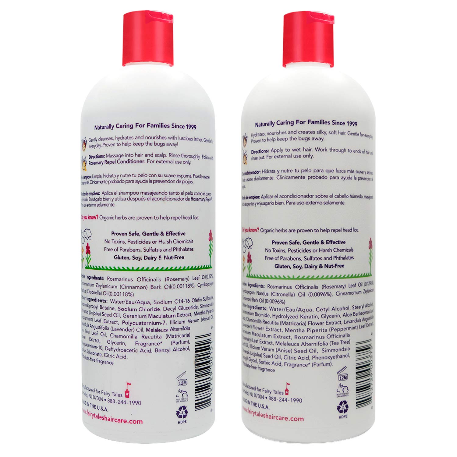 Prоmо Dіѕсоunt Uр Tо 70% оƒƒ Fairy Tales Rosemary Repel Daily Kids Shampoo- Lice Shampoo for Kids & Kids Hair Conditioner for Lice Prevention (Shampoo + Conditioner 32oz -Pack of 2 )