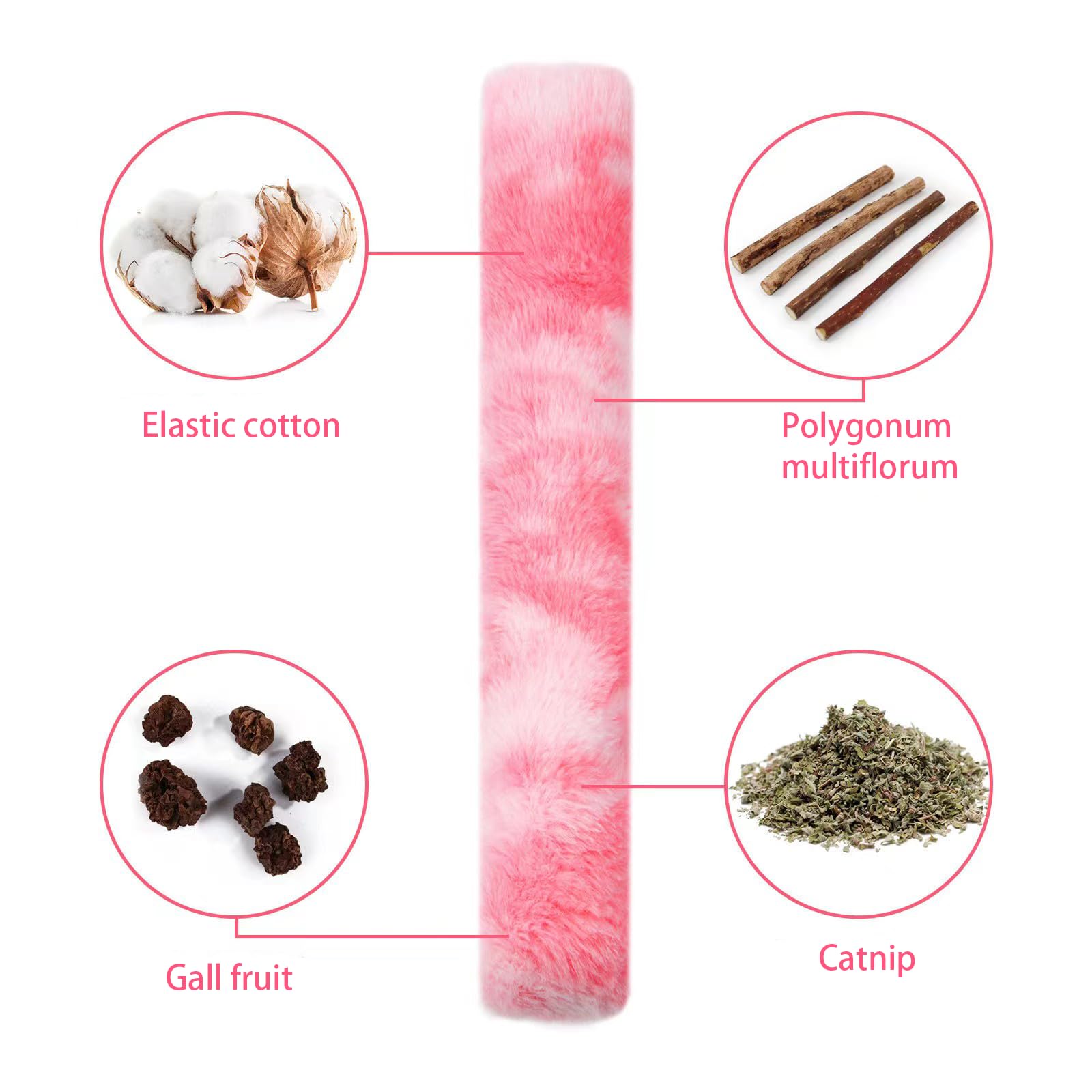 TuneYune Pet 4-Piece Set Teeth Grinding Wool Ball Cat Soft Pillow Cat Mint Toy Indoor Interactive Cat Toy Play