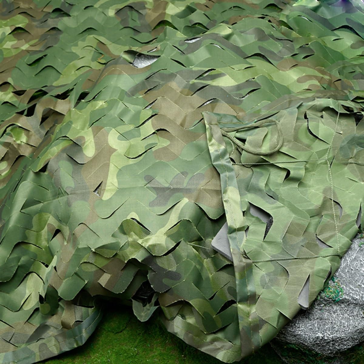 Tarnnetz Armee Camouflage-Netz für Jagd Sichtschutz Sonnenschutz Militär Dekoration Autodeckung in Garten Wüste Dschungel Camo Tarnung Netz