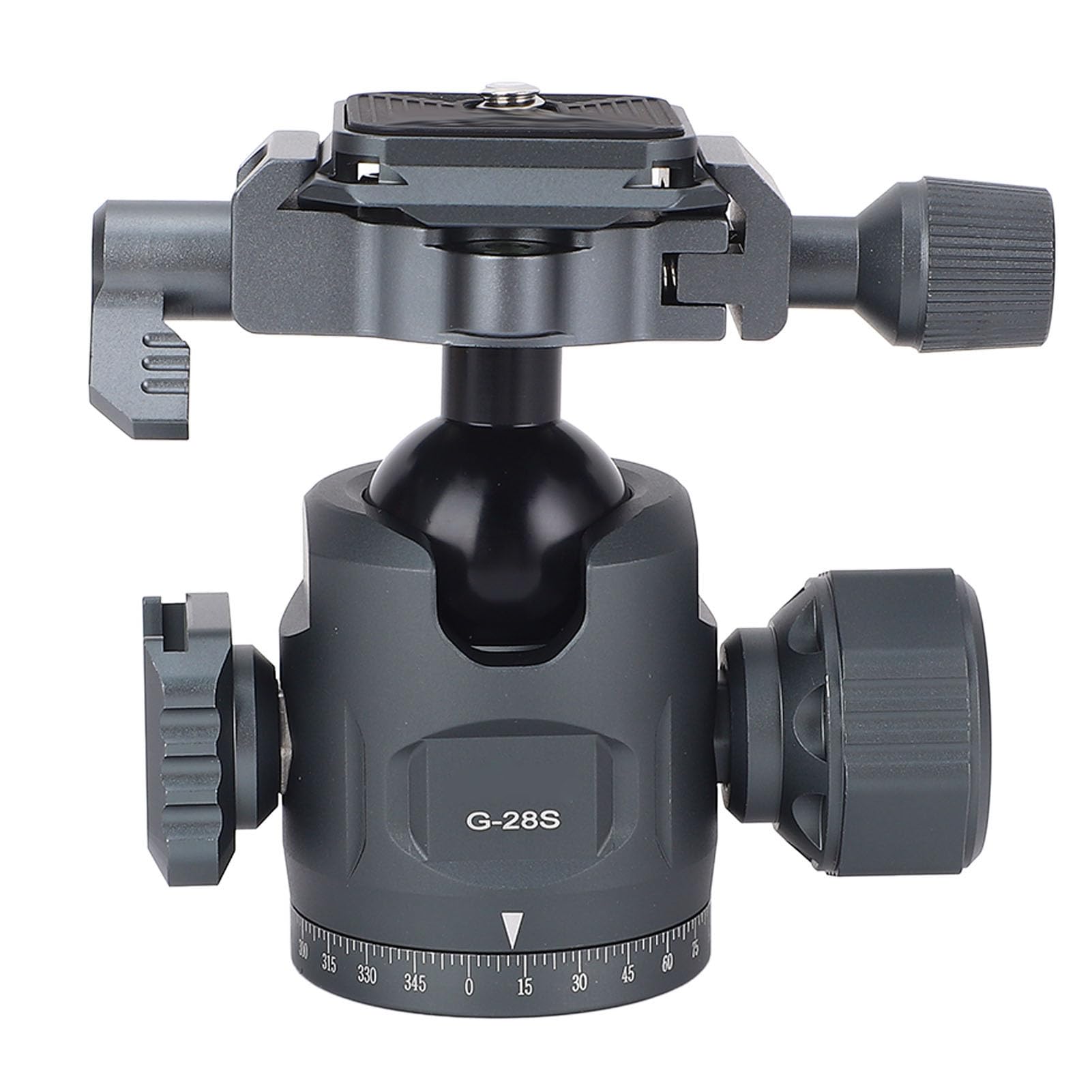 Panoramiczna Głowica Wideo Gimbal, Tłumienie Statywu z płytką Szybkiego Uwalniania, Obracanie 360 ​​°, dla Kamery DSLR, Załaduj do 12 Kg