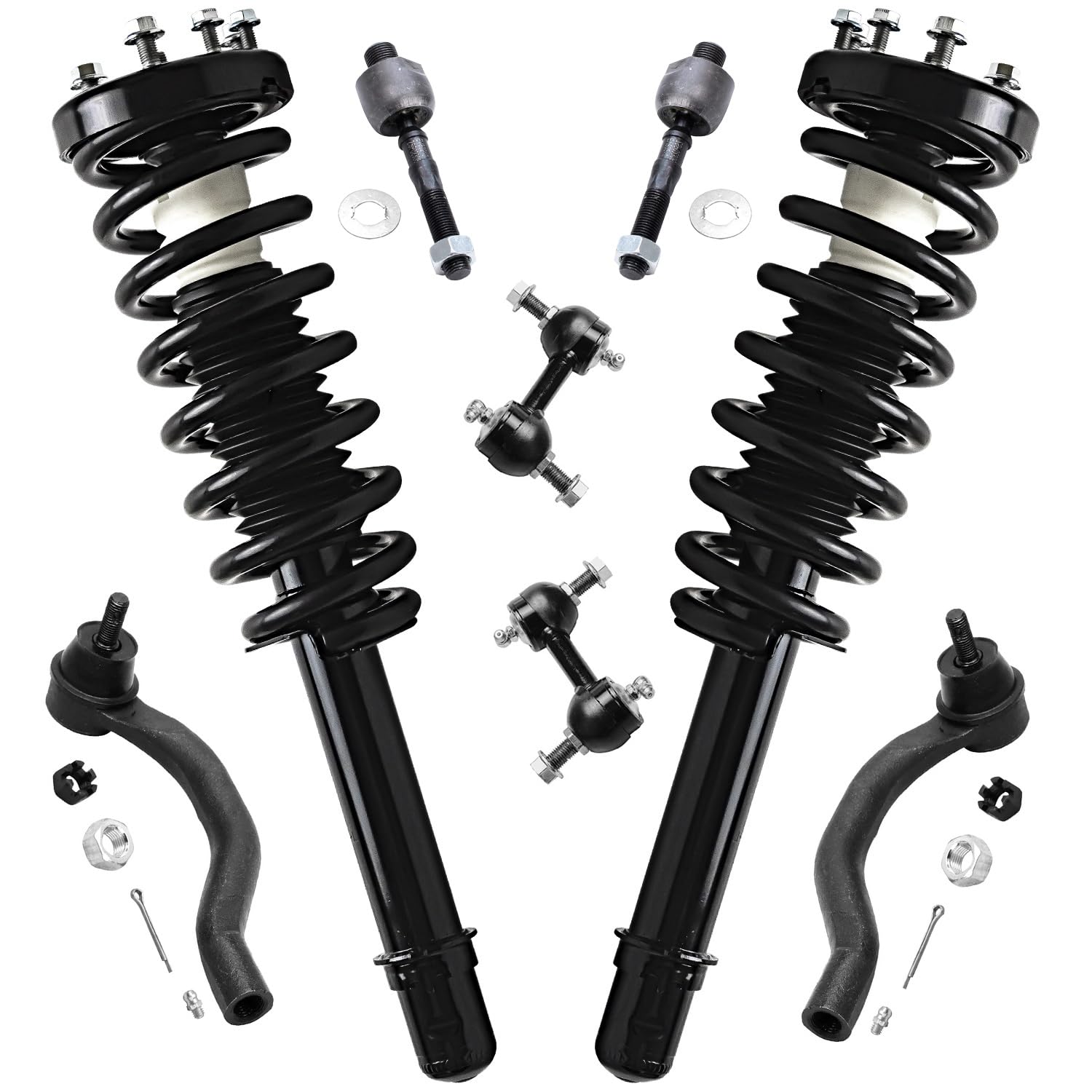 Detroit Axle - 8pc Front Struts Kit for 2004-2008 Acura TSX