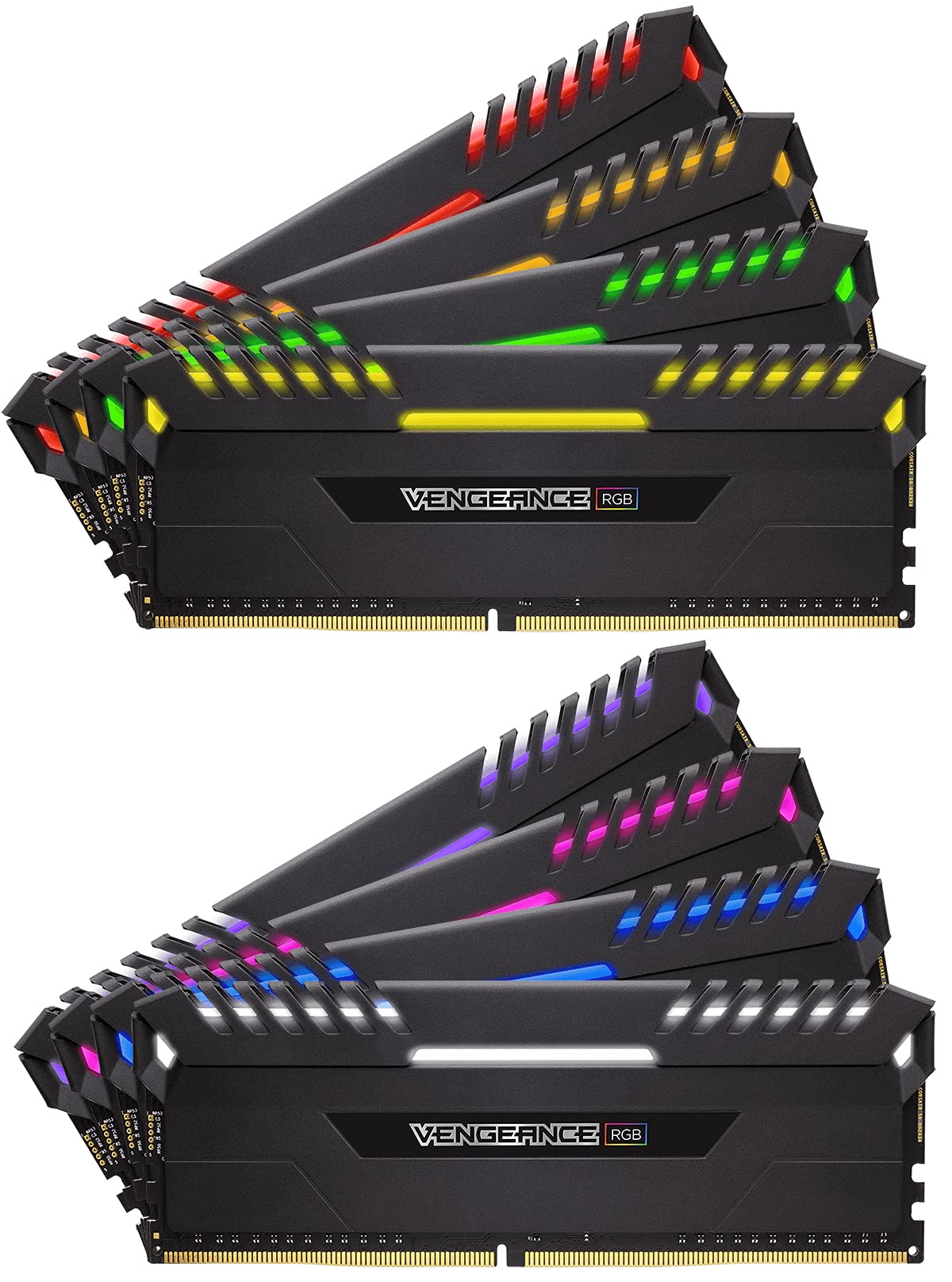 Memória para computador de mesa Corsair Vengeance RGB de 16 GB (2