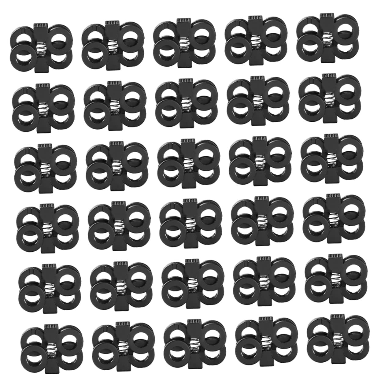 LIFKOME Boucle De Réglage En Paracorde Boucles De Sangle De Chaussures Clip De Sangle De Chaussure Boucle De Lacet De Chaussures Dentelle De Chaussures De Camping Plastique