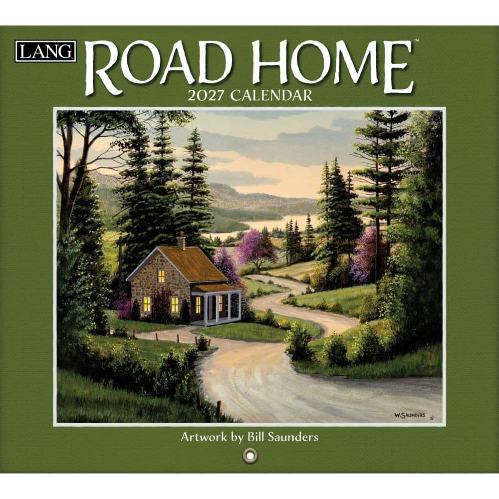 Road Home 2027 Wall Calendar by Bill Saunders