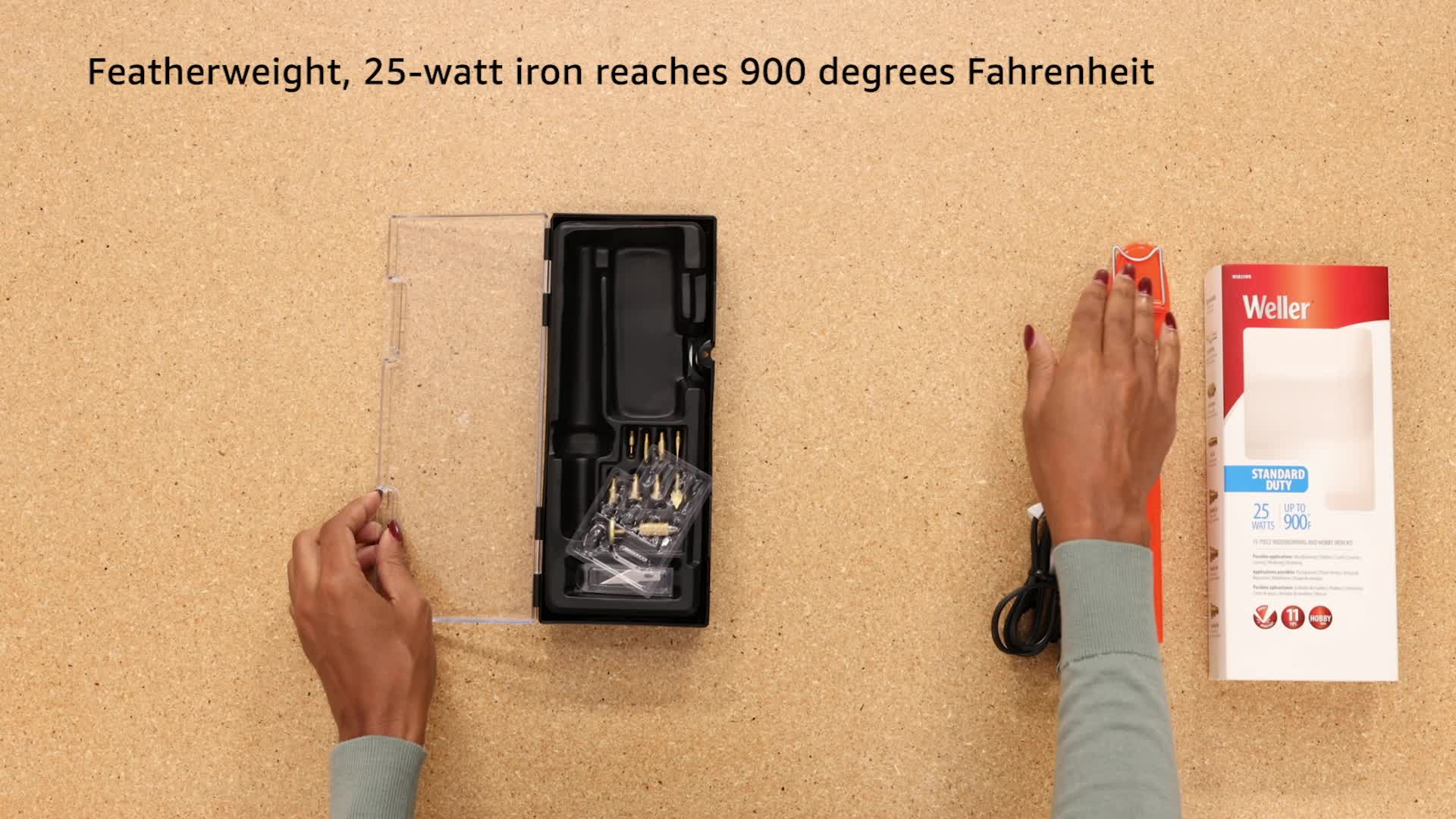 Amazon.com: Weller WSB25WB 25-Watt Short Barrel Woodburning Kit