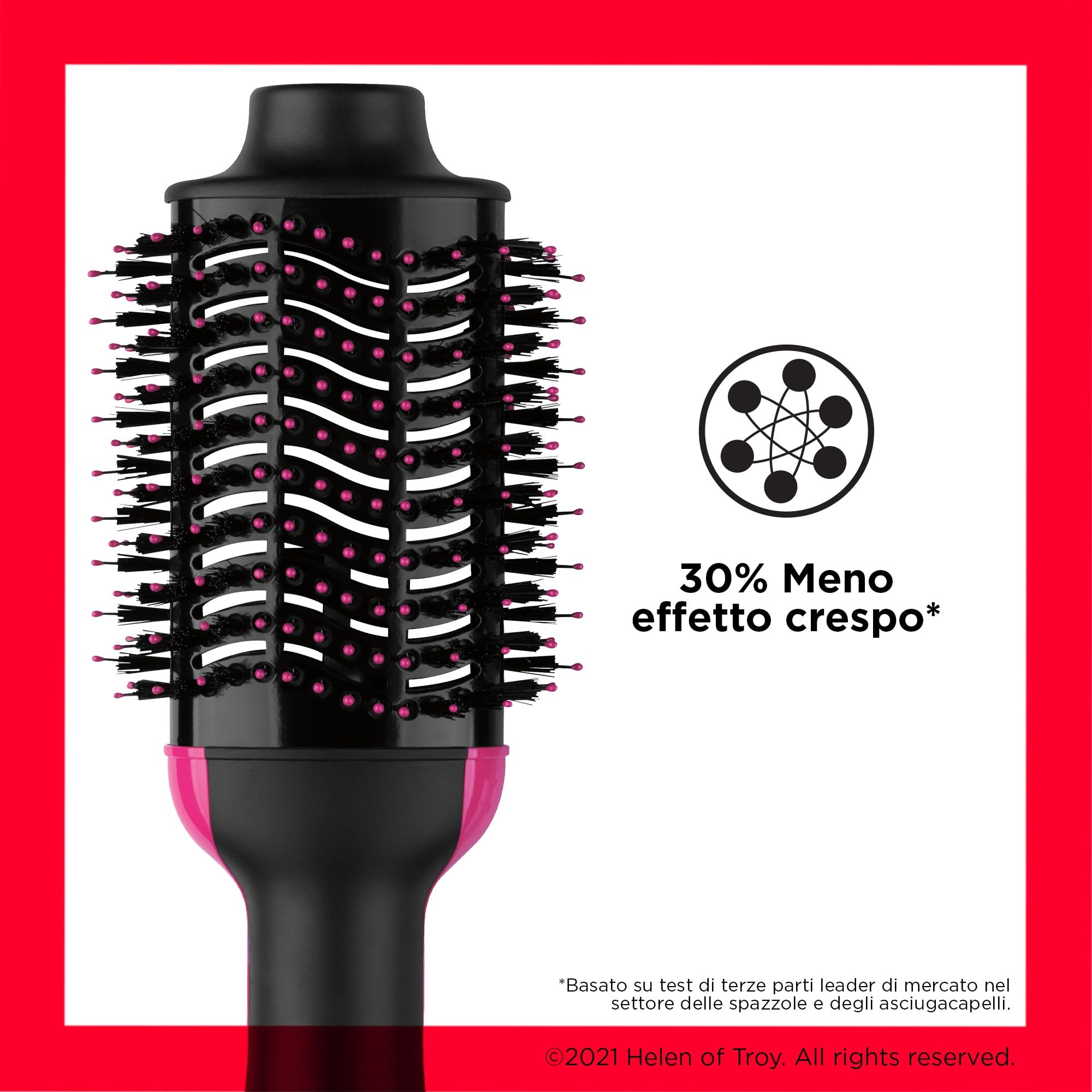 Revlon One- Step Asciugacapelli volumizzante, Tecnologia Ionica e Ceramica, Capelli medi e lunghi, Nero