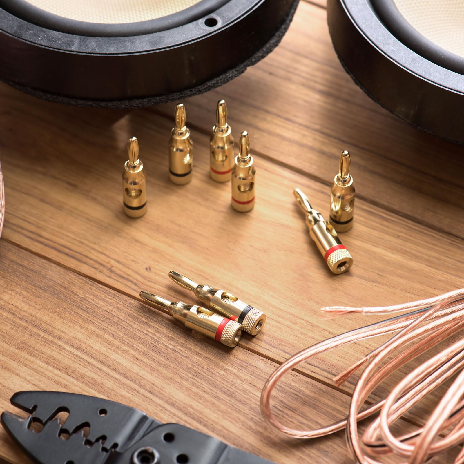 Connettori Banana Maschio In Rame 10 Spine Maschio Banana In Rame Da 3 Mm - 5 Colori Dorati, Per Strumenti, Sonde E Collegamenti Connettori Per - Foto 6