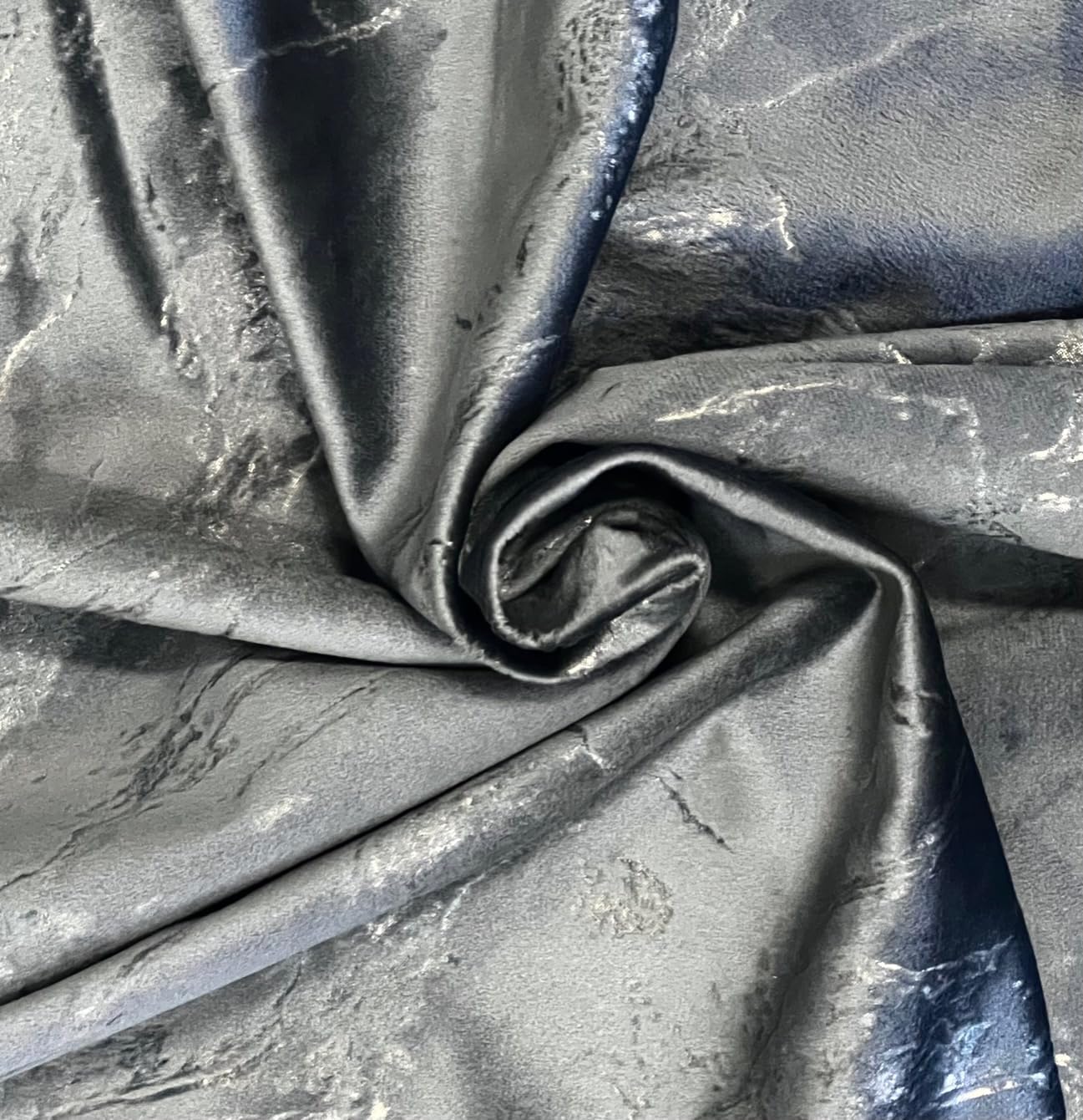 Extra long Italian Marble velvet curtains 7-25 ft long, custom made (100"Wx144"L, Cream Howlite)