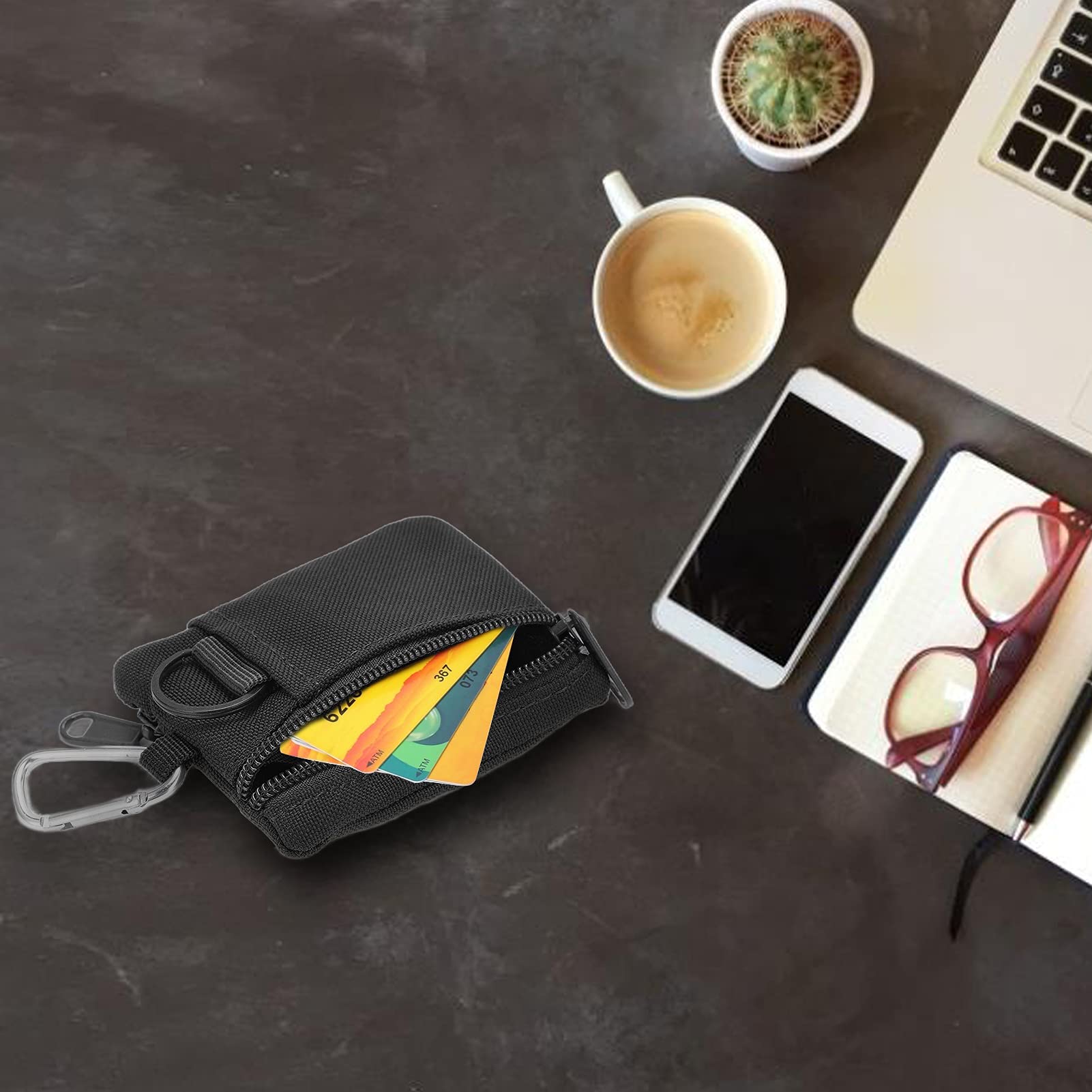 Image secondaire de Pochette Tactique EDC Compacte en Nylon - Idéale pour Sports de Plein Air