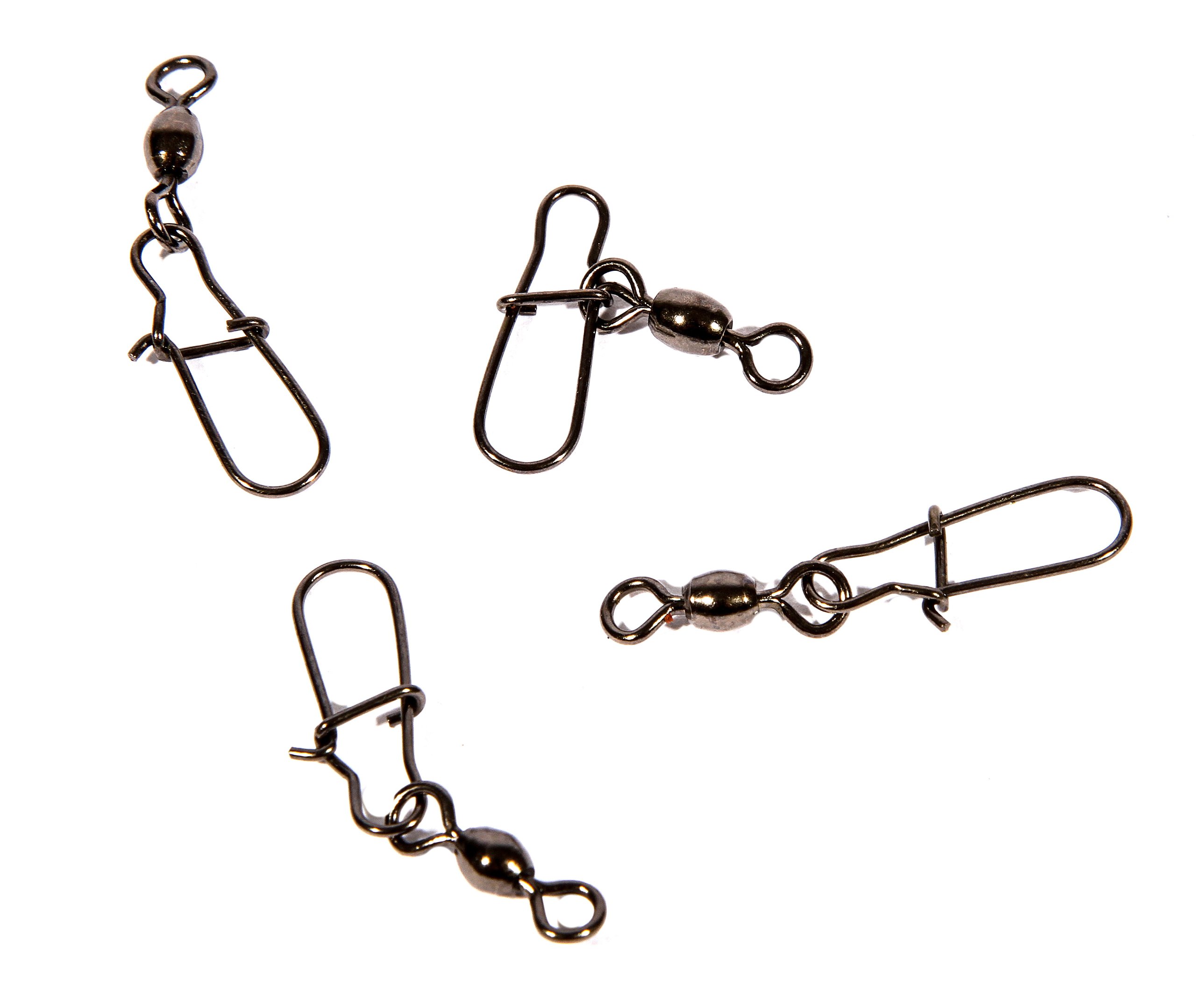 Boone Black Crane Duo-Lock Swivels, 35-Pound